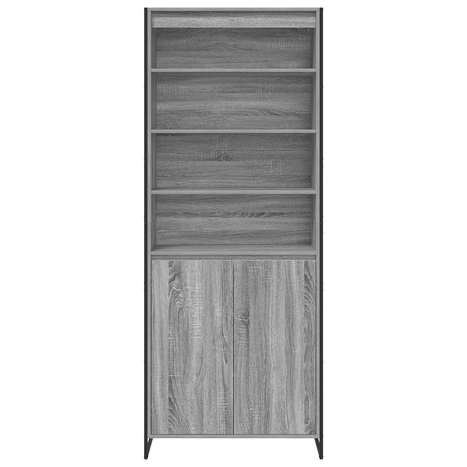 Armoires Hautes Gris Sonoma 79 x 36 x 200 cm Bois d'ingénierie