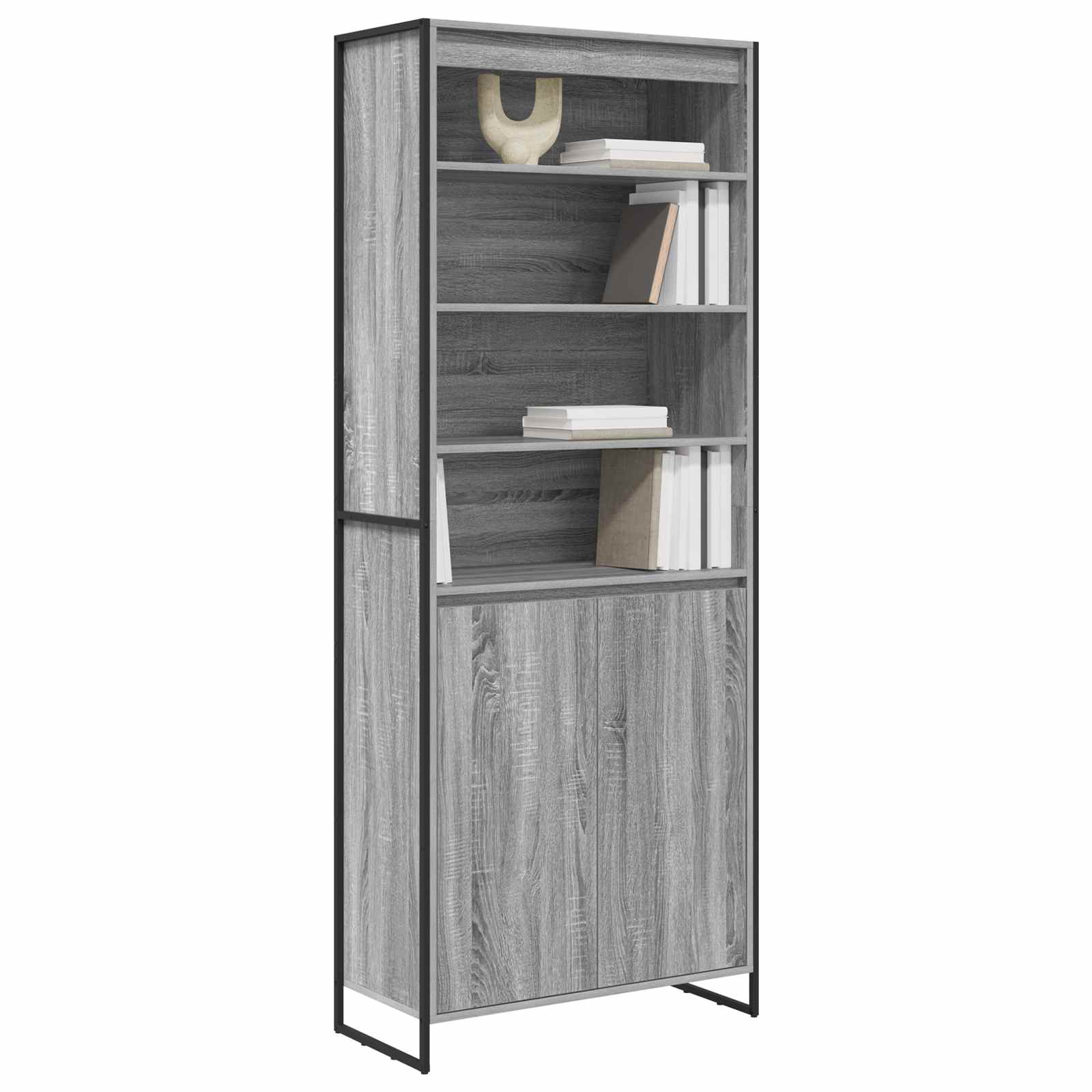 Armoires Hautes Gris Sonoma 79 x 36 x 200 cm Bois d'ingénierie