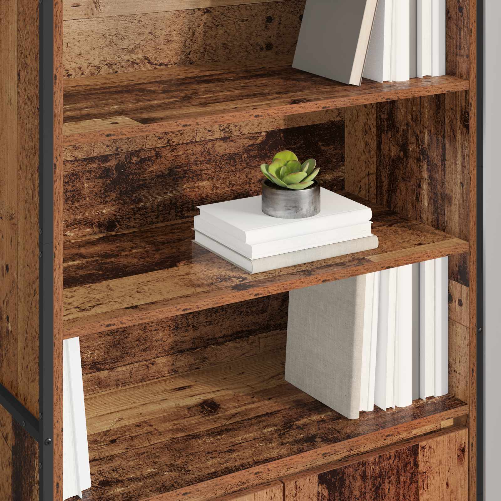 Armoires Hautes 2 pcs Bois Ancien 60 x 36 x 300 cm - XIOS