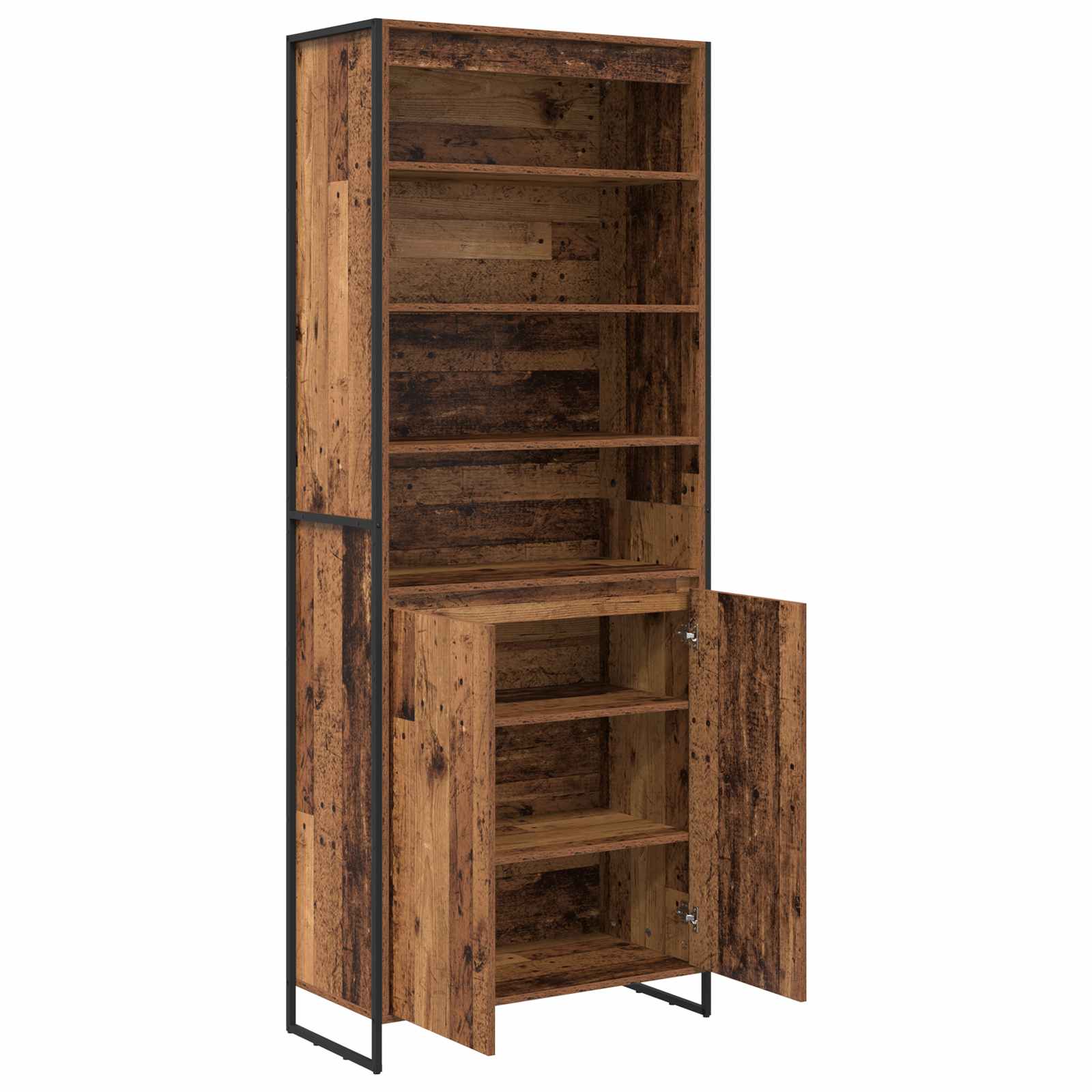 Armoires Hautes Bois Ancien 79 x 36 x 200 cm Bois d'ingénierie