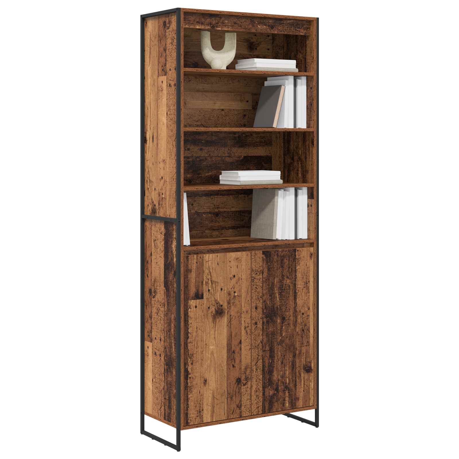 Armoires Hautes Bois Ancien 79 x 36 x 200 cm Bois d'ingénierie