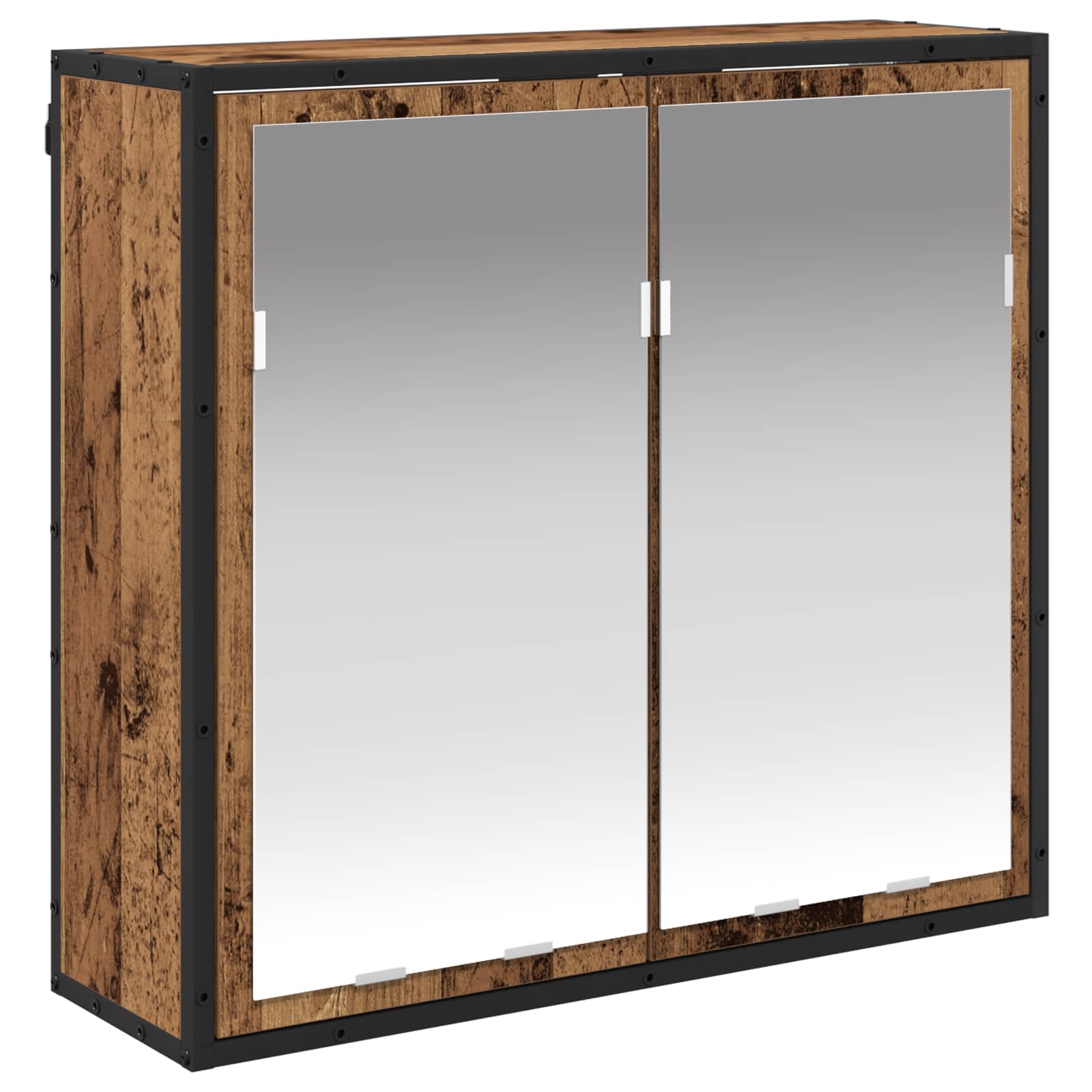 Ensemble de mobilier de salle de bain 4 pc Bois ancien - XIOS
