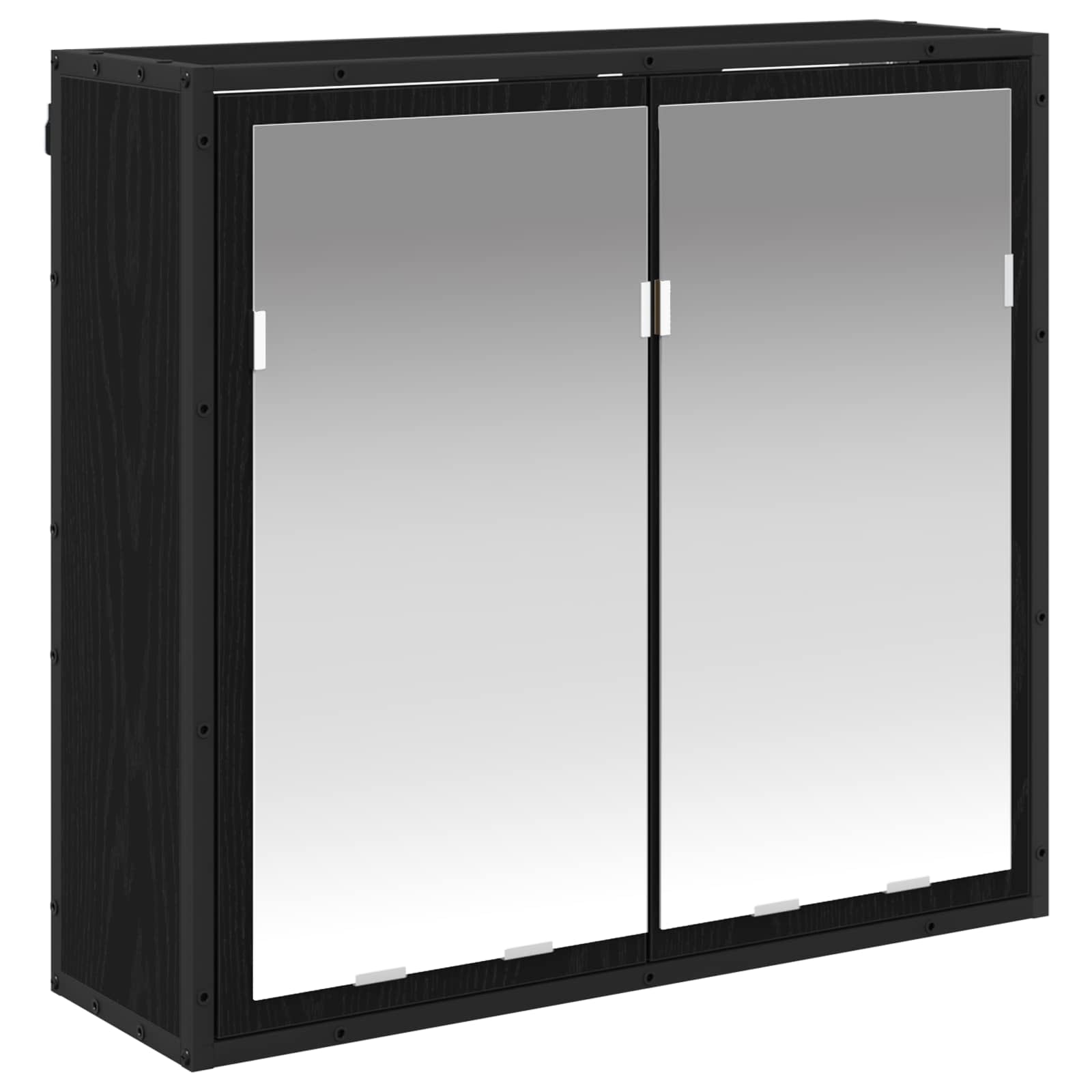 Ensemble de mobilier de salle de bain 4 pc Chêne noir - XIOS