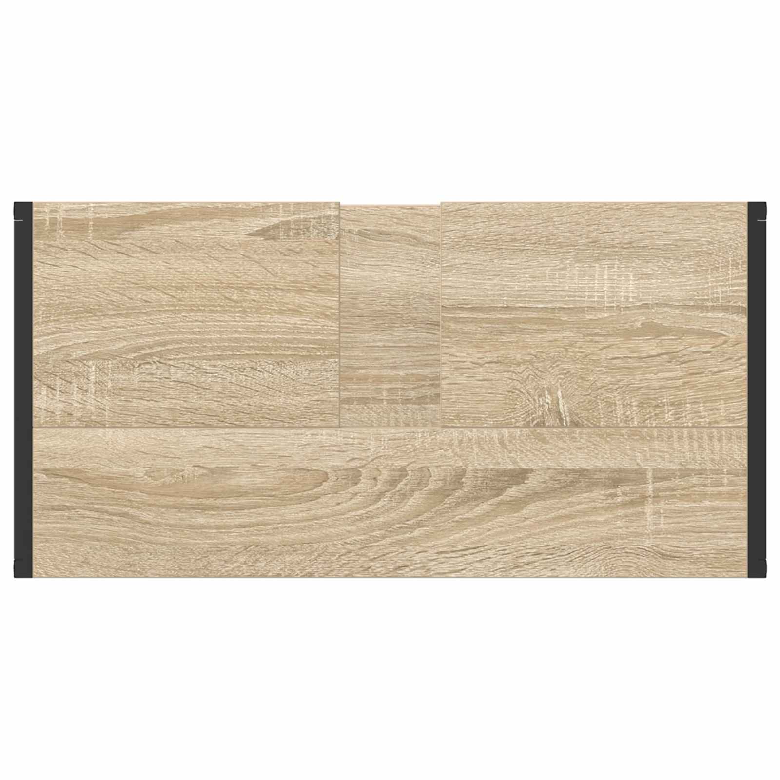 Ensemble de mobilier de salle de bain 4 pièces Chêne Sonoma
