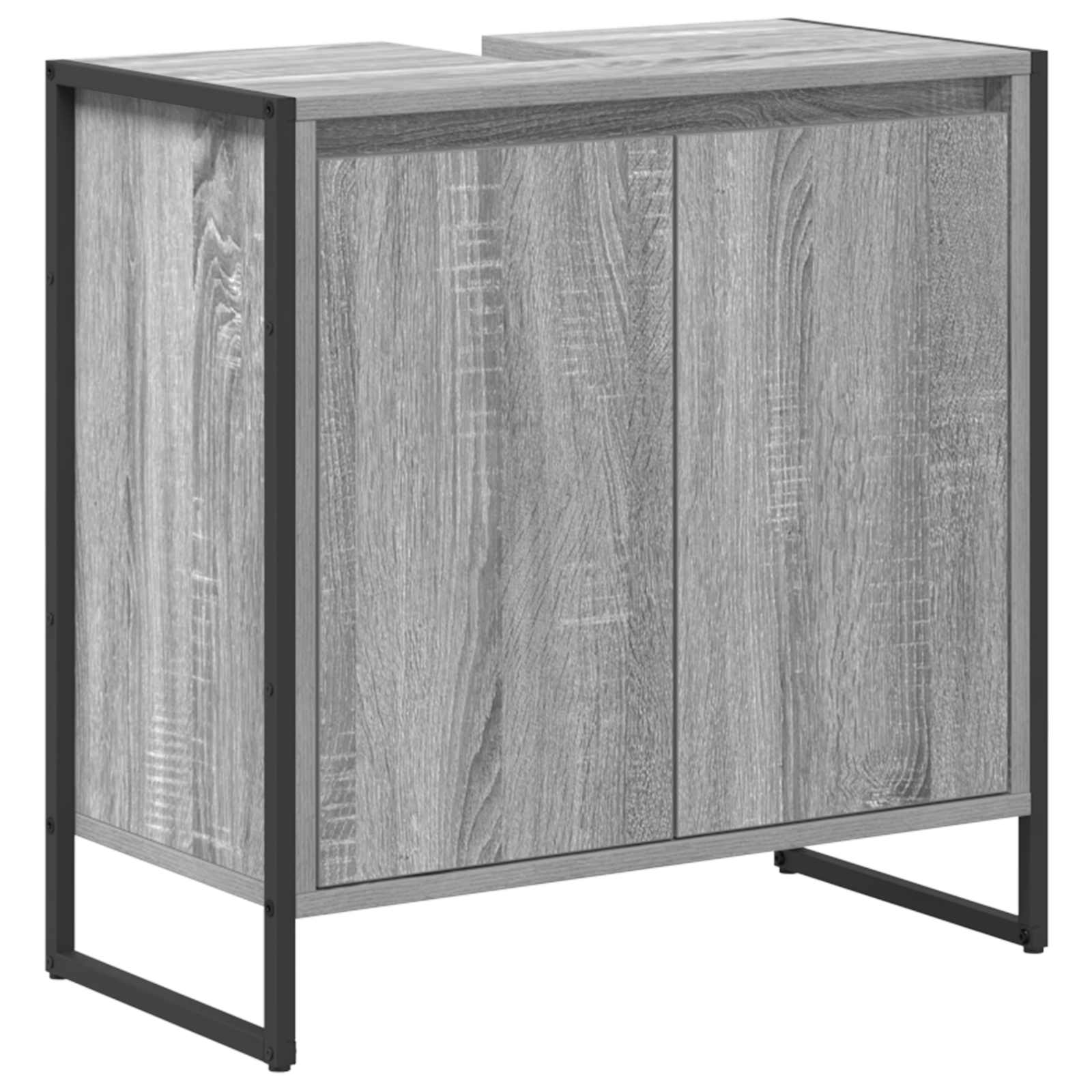 Ensemble de mobilier de salle de bain 4 pc Gris Sonoma - XIOS