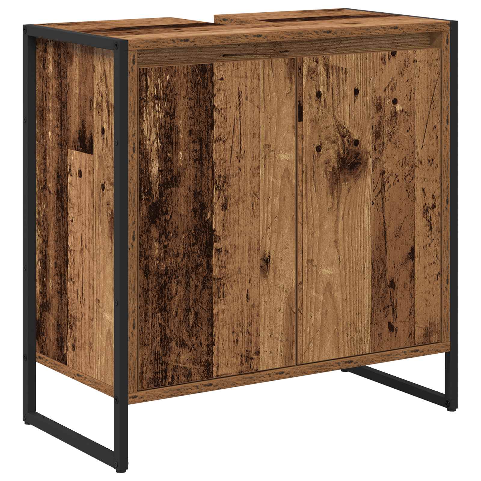 Ensemble de mobilier de salle de bain 4 pièces Bois ancien