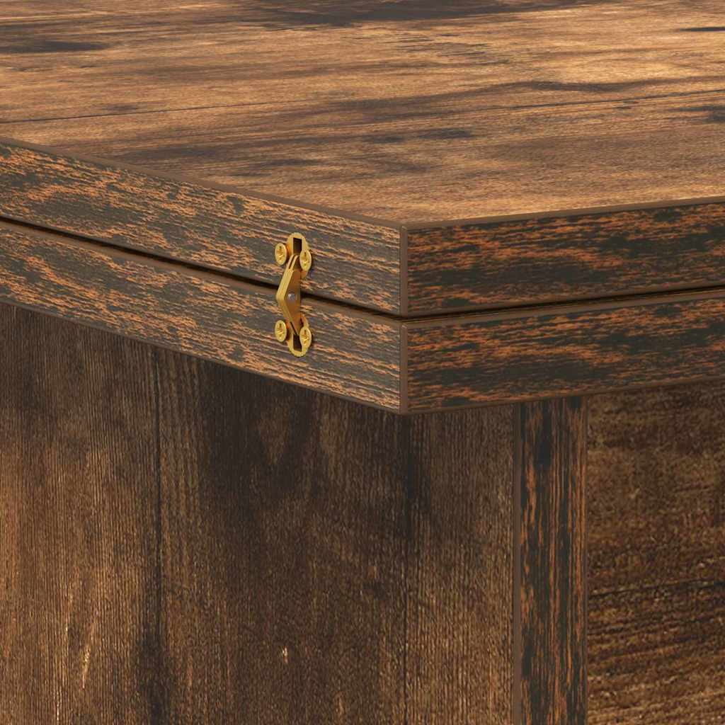 Table basse Chêne fumé 55 x 54,5 x 45 cm Bois d'ingénierie - XIOS