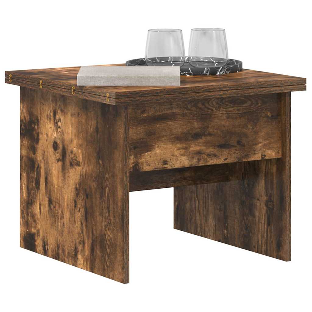 Table basse Chêne fumé 55 x 54,5 x 45 cm Bois d'ingénierie - XIOS