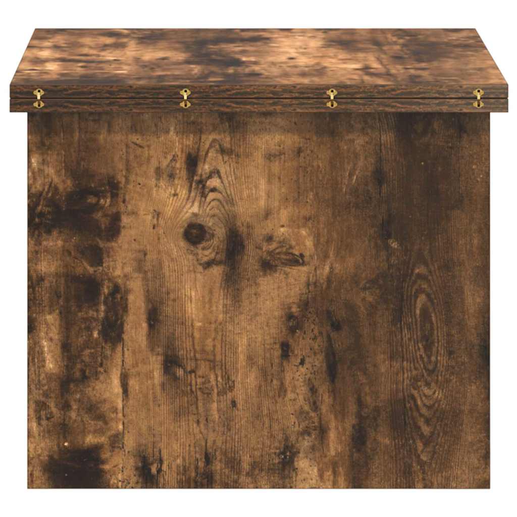 Table basse Chêne fumé 55 x 54,5 x 45 cm Bois d'ingénierie - XIOS