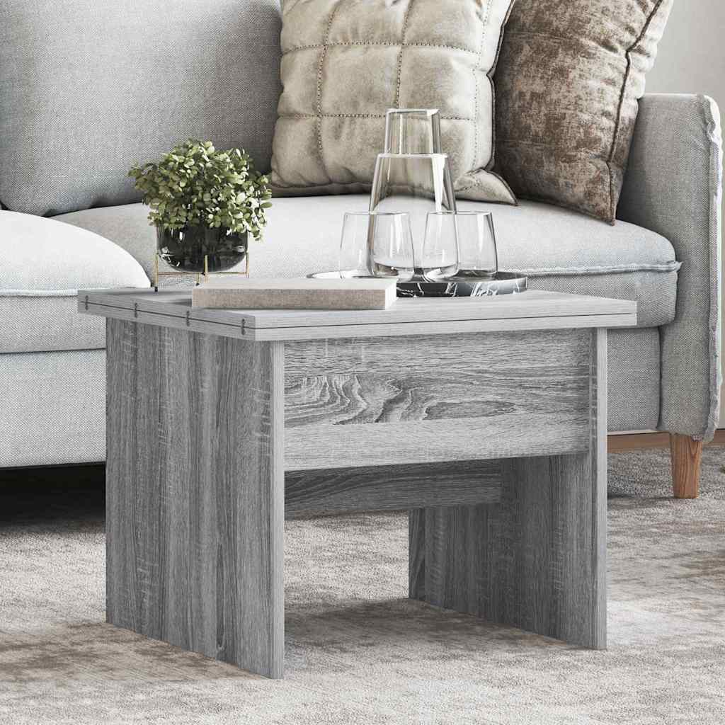 Table basse Sonoma gris 55 x 54,5 x 45 cm Bois d'ingénierie