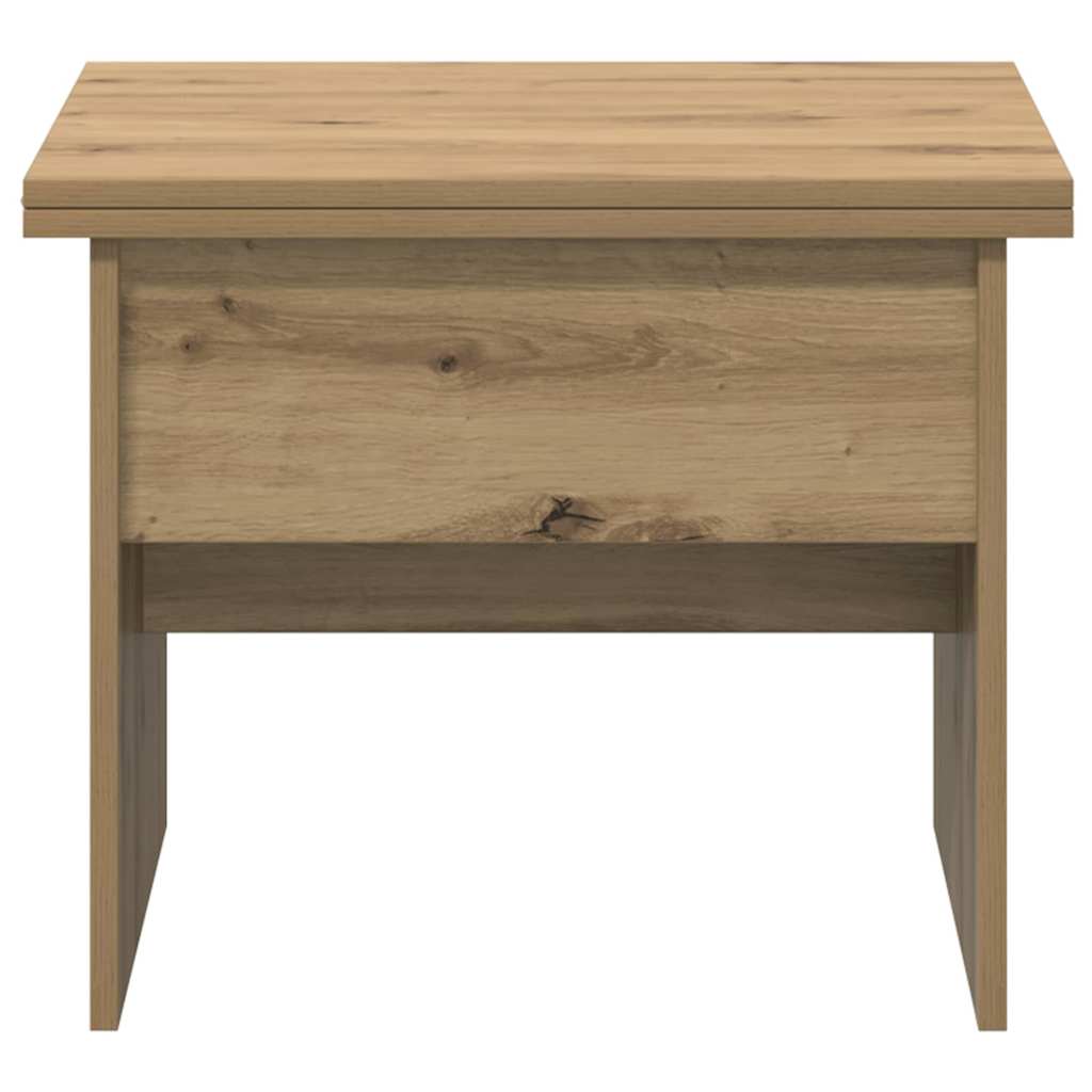 Table basse Chêne artisanal 55 x 54,5 x 45 cm Bois d'ingénierie - XIOS