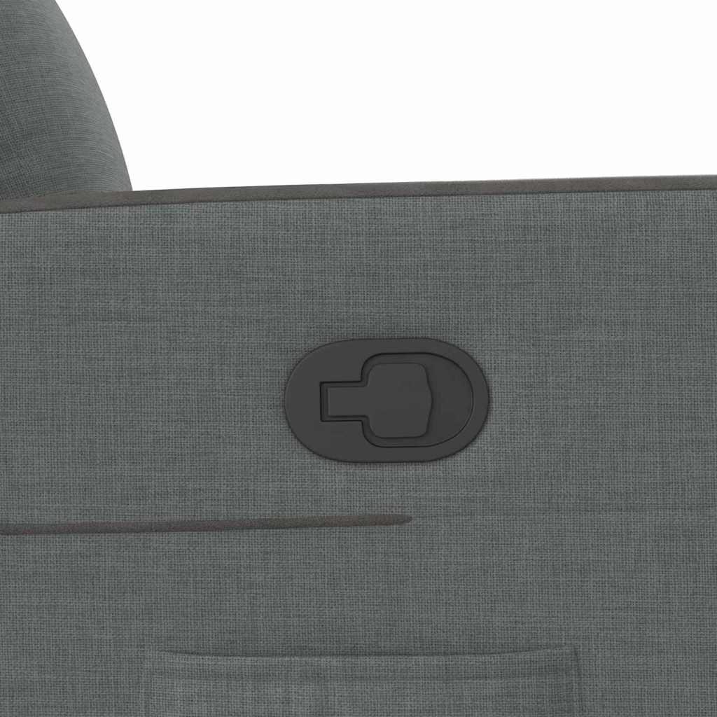 Fauteuil inclinable Gris foncé 69 x 86 x 100 cm tissu - XIOS