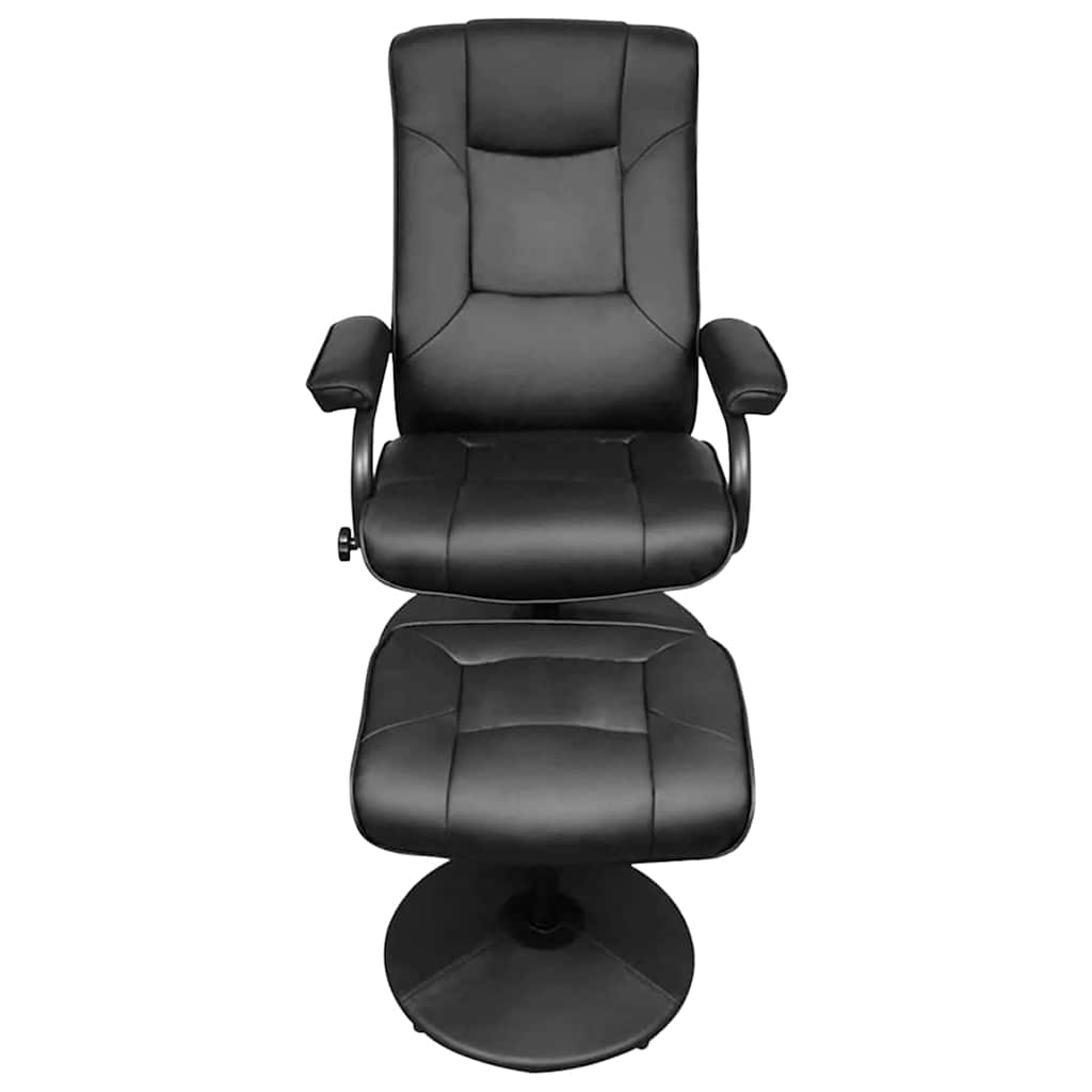 Fauteuil inclinable Noir 66,5 x 75 x 99 cm Faux cuir - XIOS