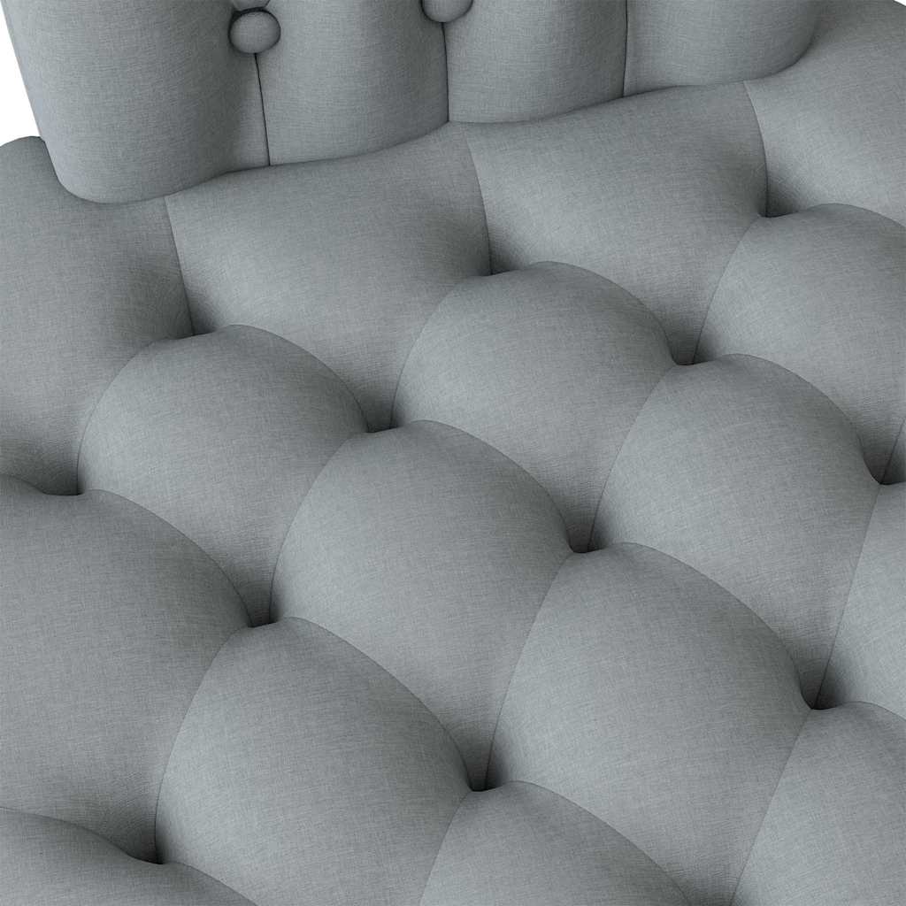 Fauteuil à pantoufle Gris clair 56,5 x 70 x 110 cm tissu - XIOS
