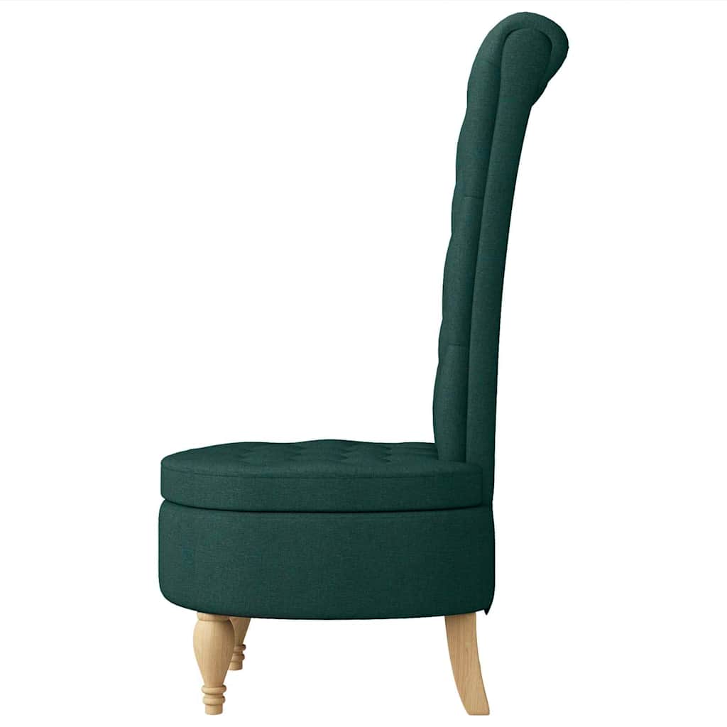 Fauteuil à pantoufle Vert foncé 56,5 x 70 x 110 cm tissu - XIOS