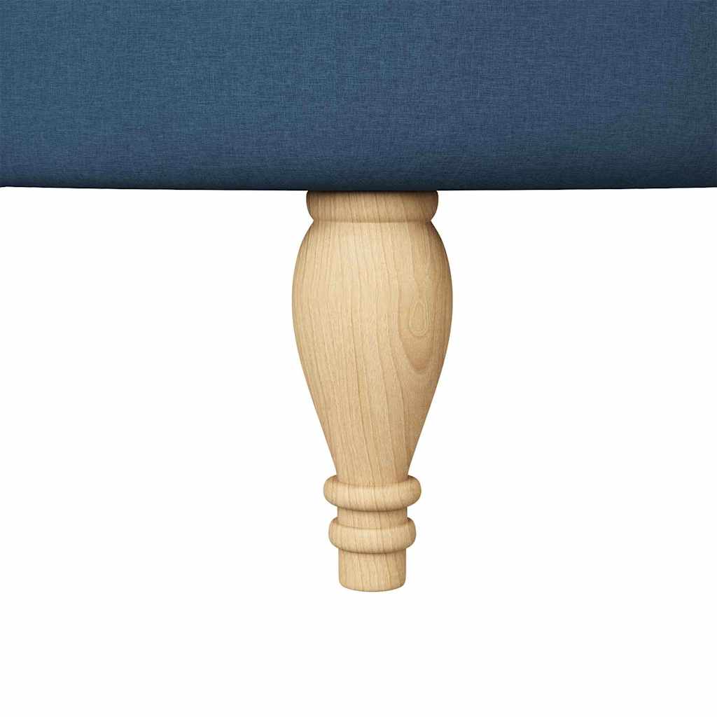 Fauteuil à pantoufle Bleu 56,5 x 70 x 110 cm tissu - XIOS