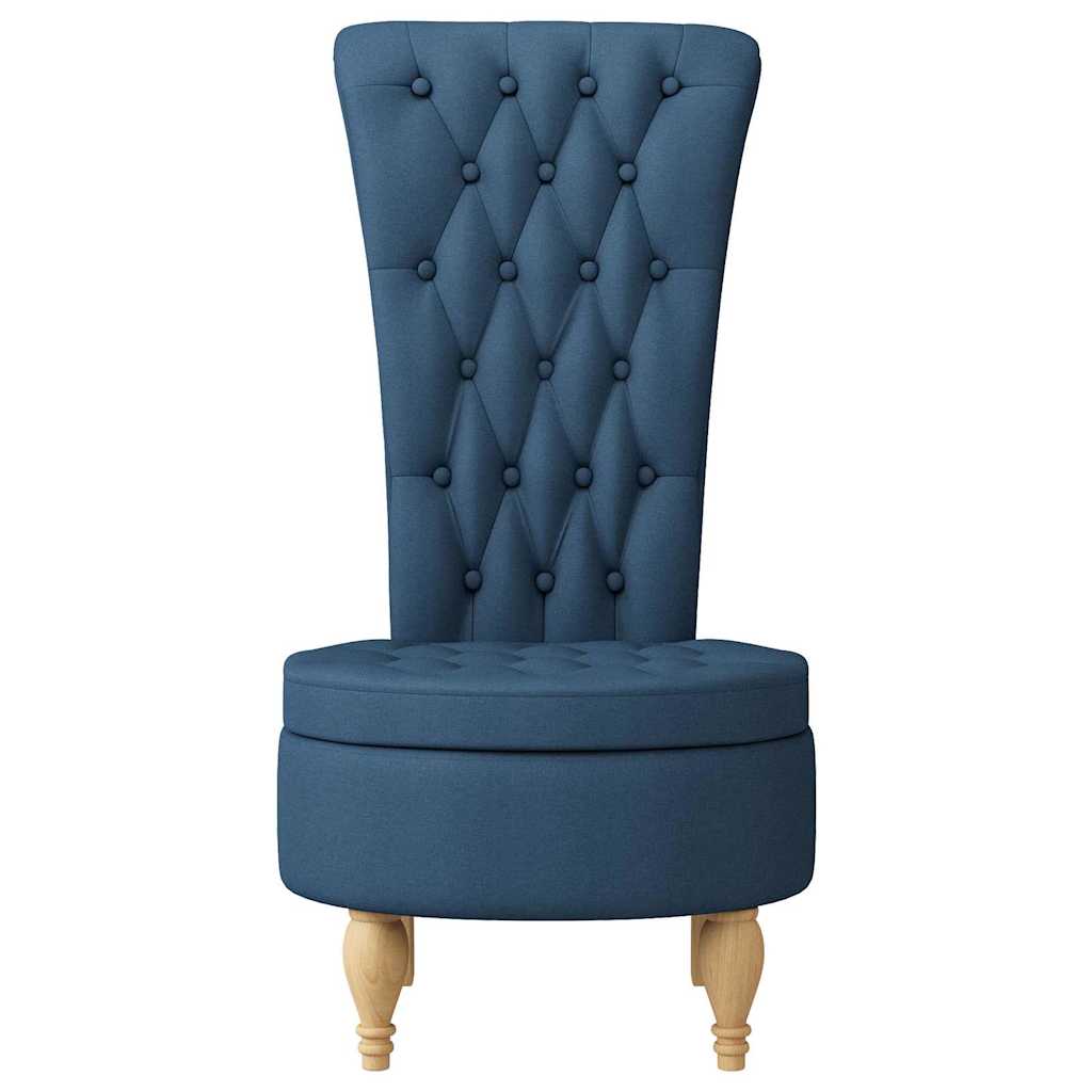 Fauteuil à pantoufle Bleu 56,5 x 70 x 110 cm tissu - XIOS