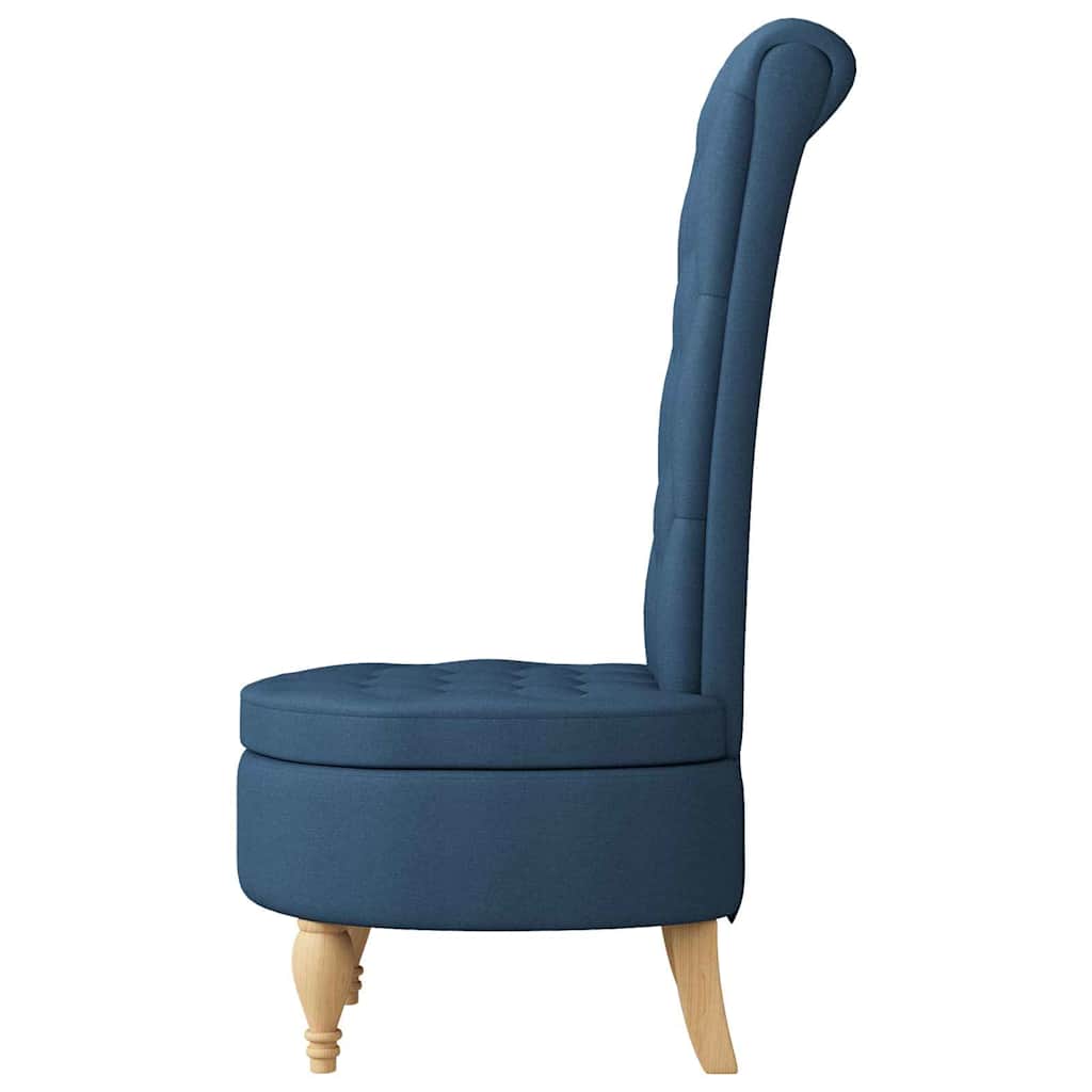Fauteuil à pantoufle Bleu 56,5 x 70 x 110 cm tissu - XIOS
