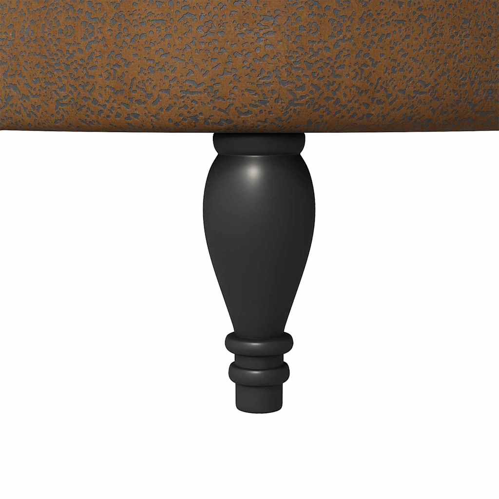 Fauteuil à pantoufle Marron 56,5 x 70 x 110 cm Simili daim - XIOS