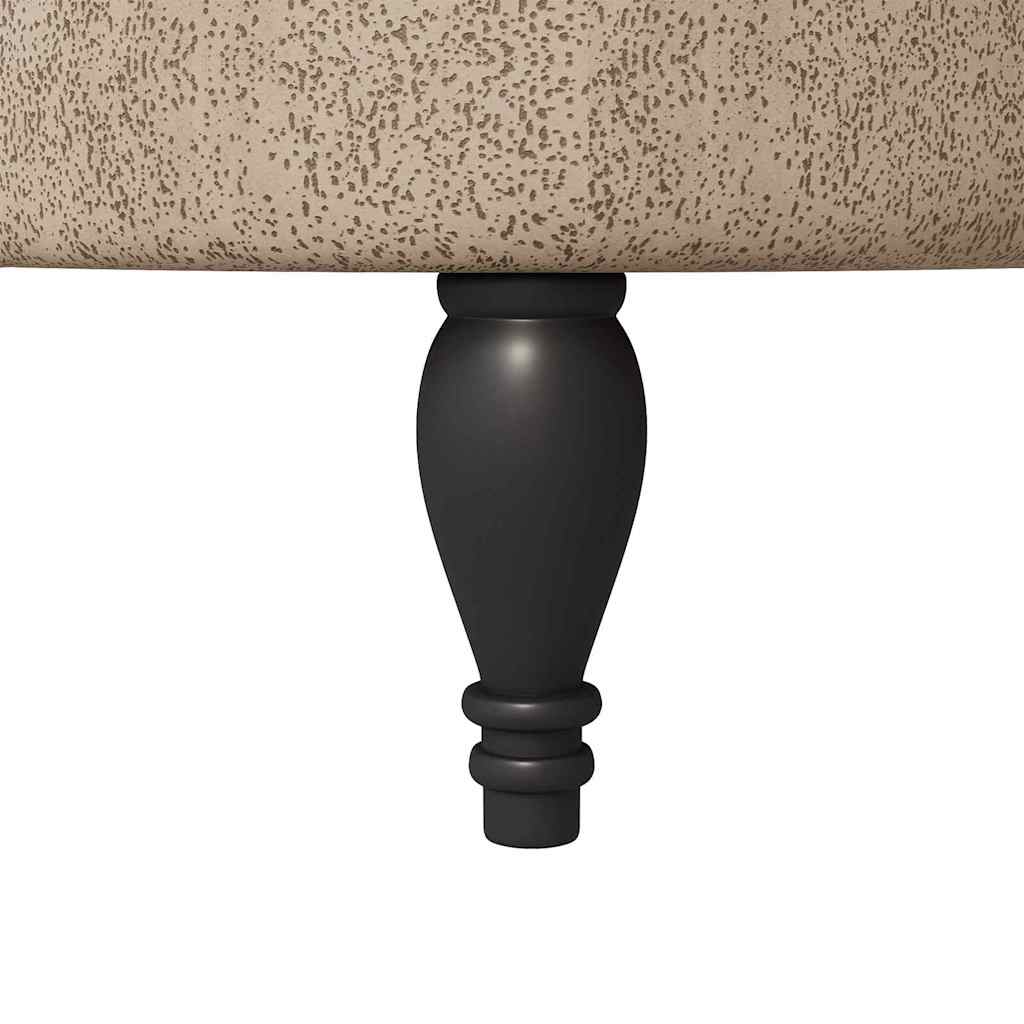 Fauteuil à pantoufle Gris clair 56,5 x 70 x 110 cm Simili daim - XIOS