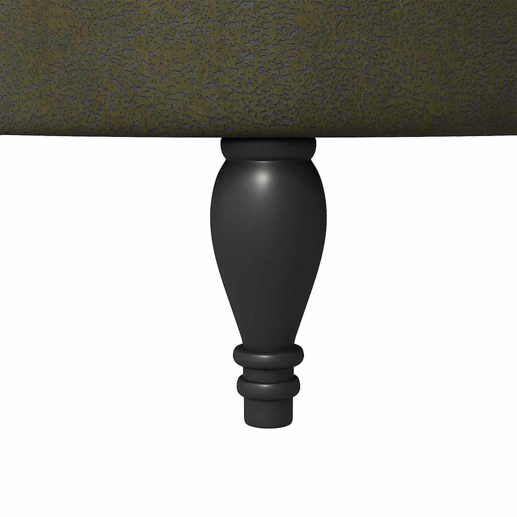 Fauteuil à pantoufle Vert armée 56,5 x 70 x 110 cm Simili daim - XIOS