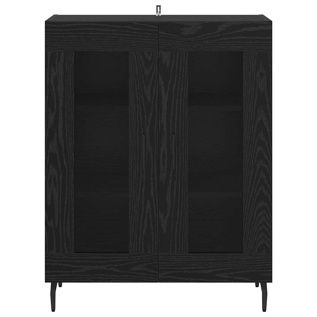 Buffet Chêne noir 69,5 x 34 x 90 cm Bois d'ingénierie - XIOS