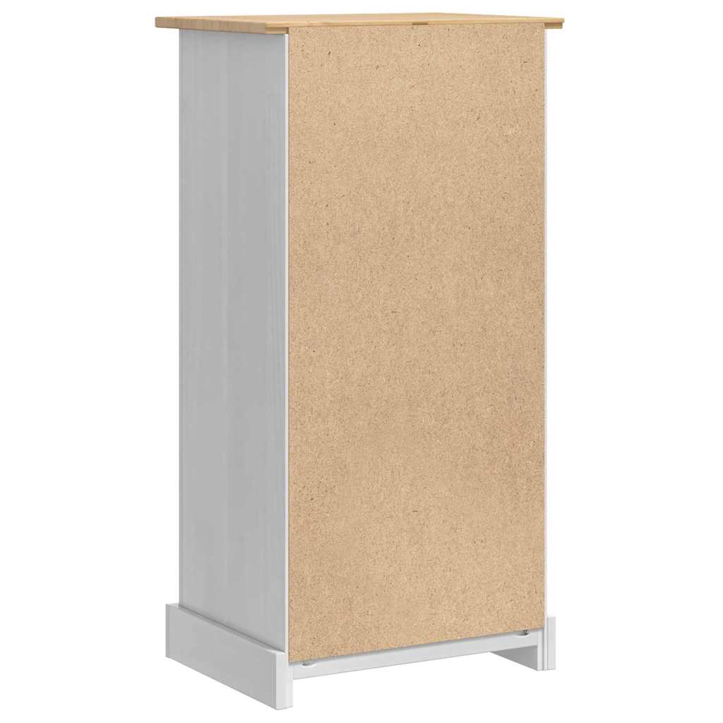 Table de chevet Corona Blanc 53 x 39 x 103 cm Pin massif - XIOS