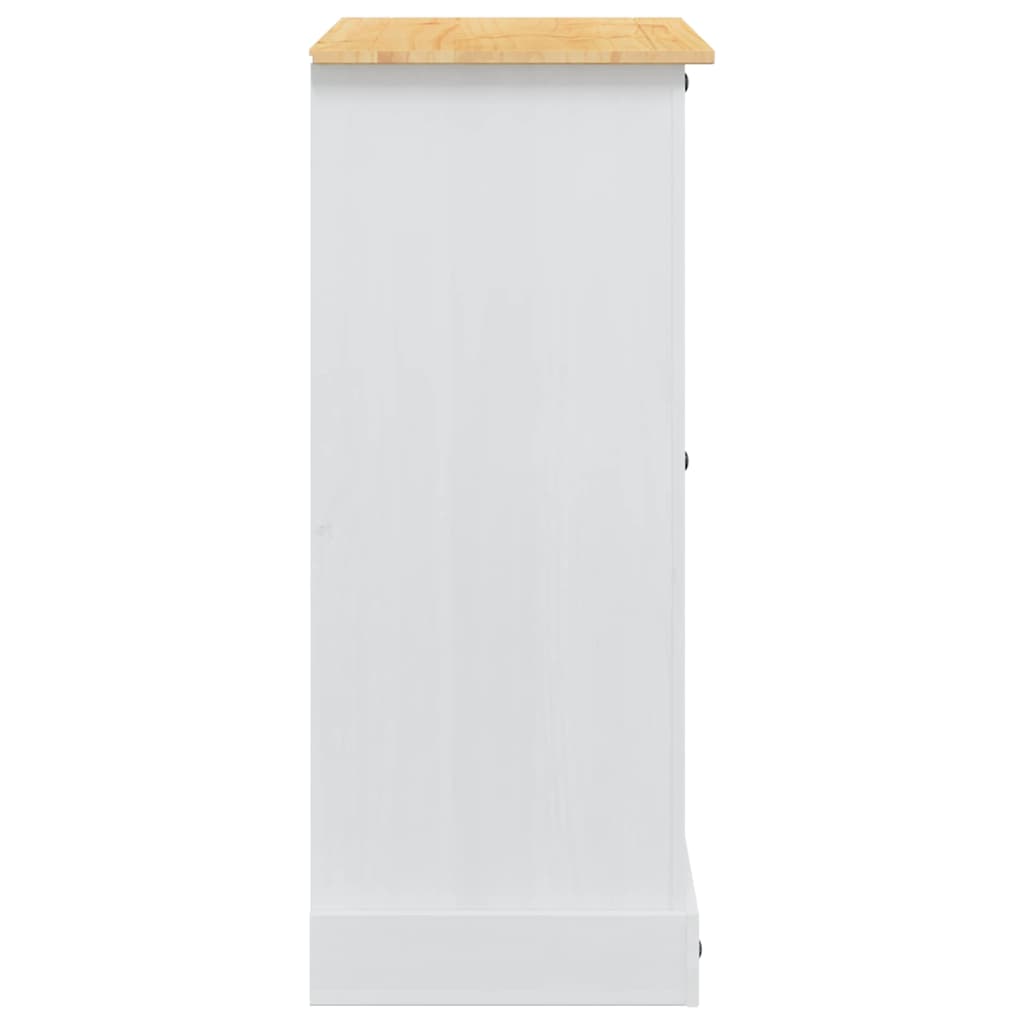 Coffres de rangement Blanc 92 x 48 x 114 cm Bois de Pin Massif - XIOS