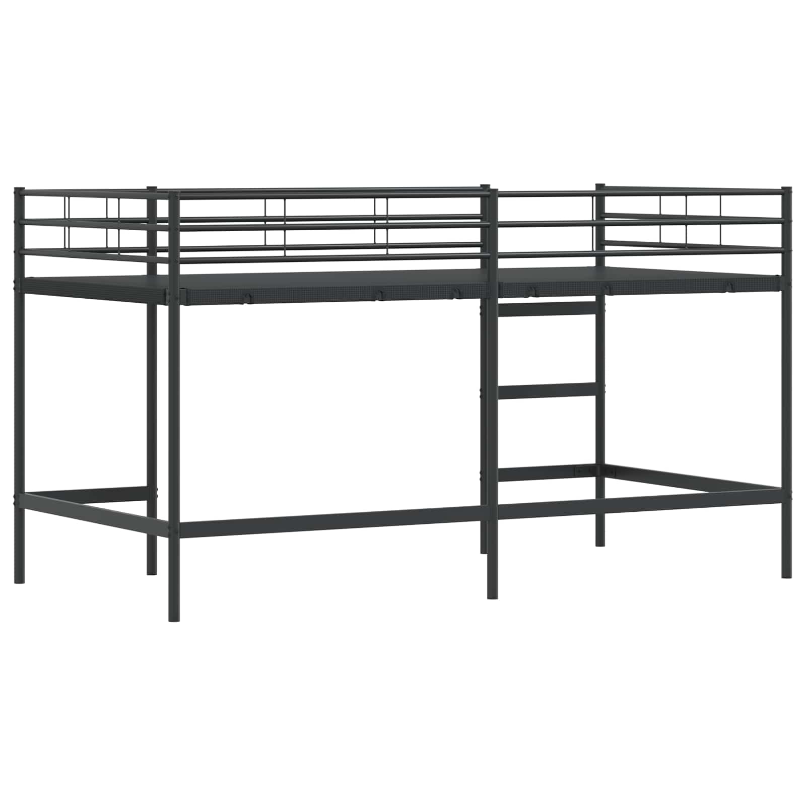 Lit mezzanine pour enfants Noir 90 x 201 cm - XIOS