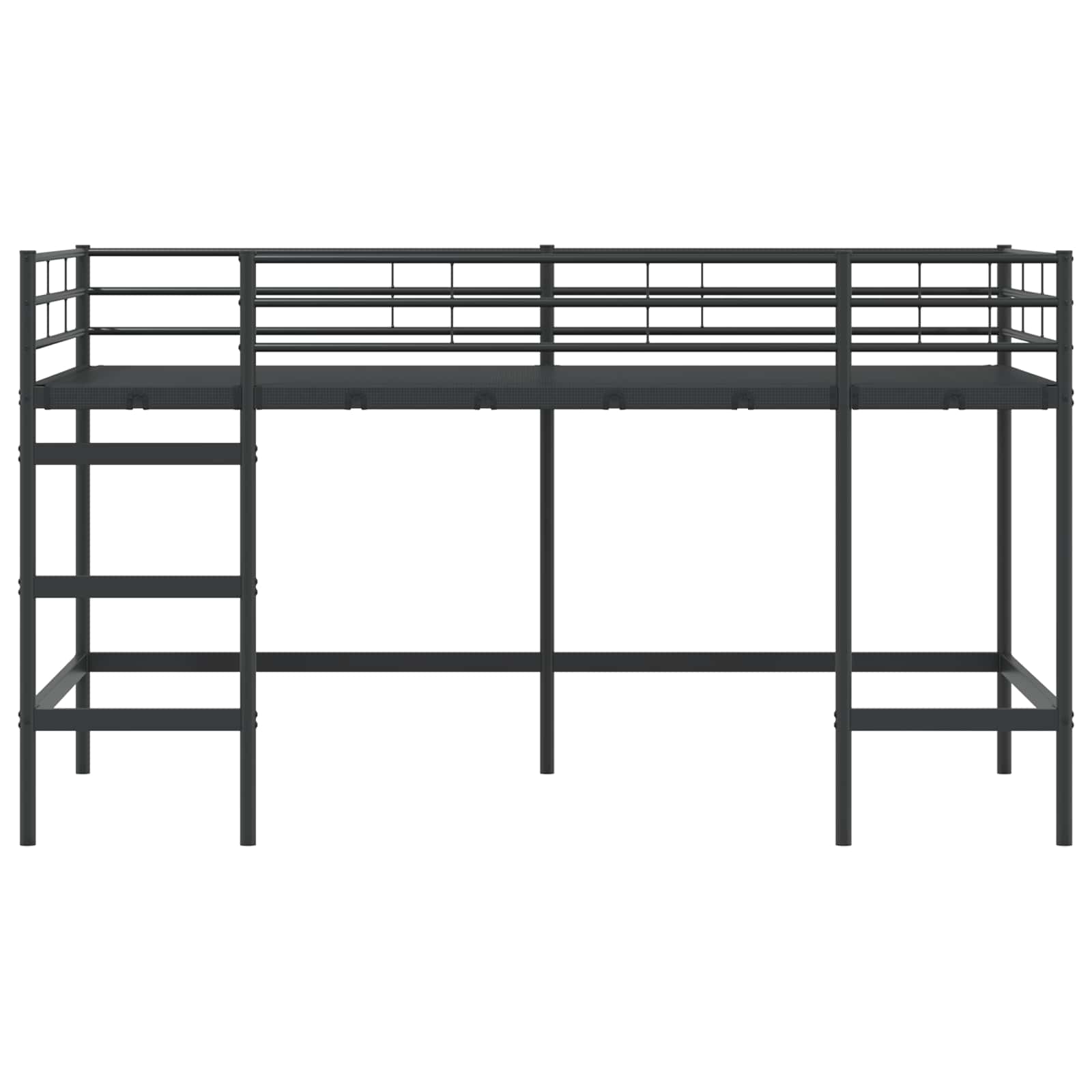 Lit mezzanine pour enfants Noir 90 x 201 cm - XIOS