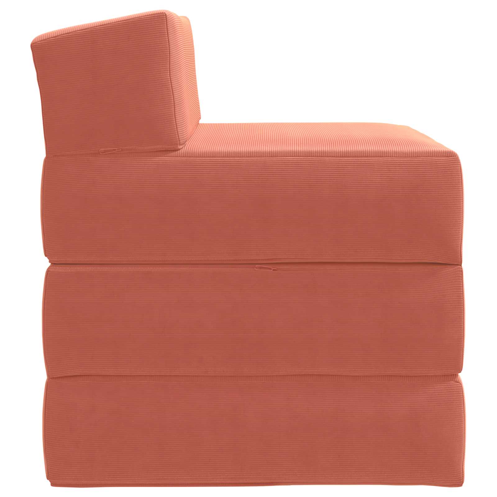 Canapé-lit pliable Rouge orange 200 x 70 x 10 cm - XIOS