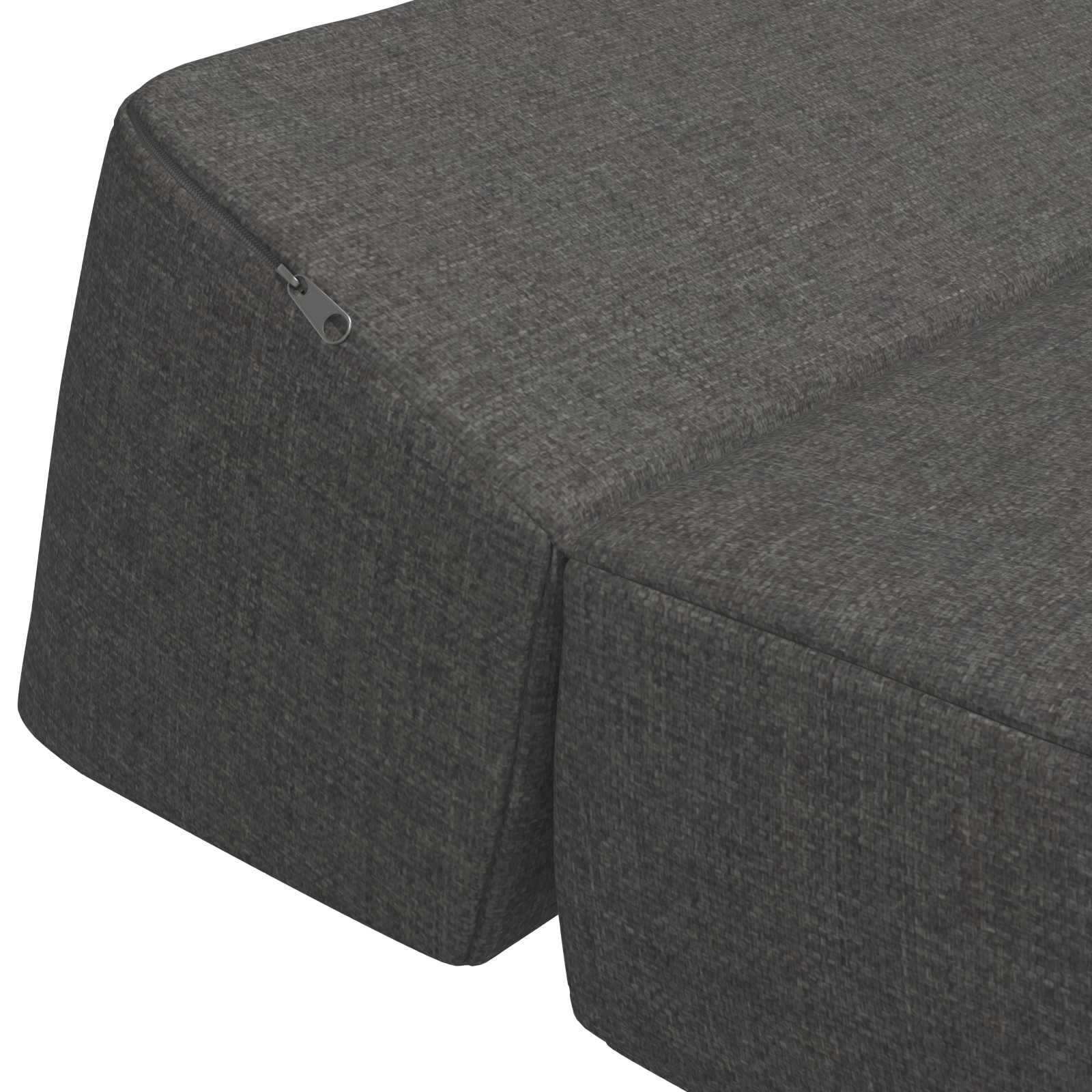 Canapé-lit pliable Gris foncé 120 x 60 x 49 cm Tissu - XIOS