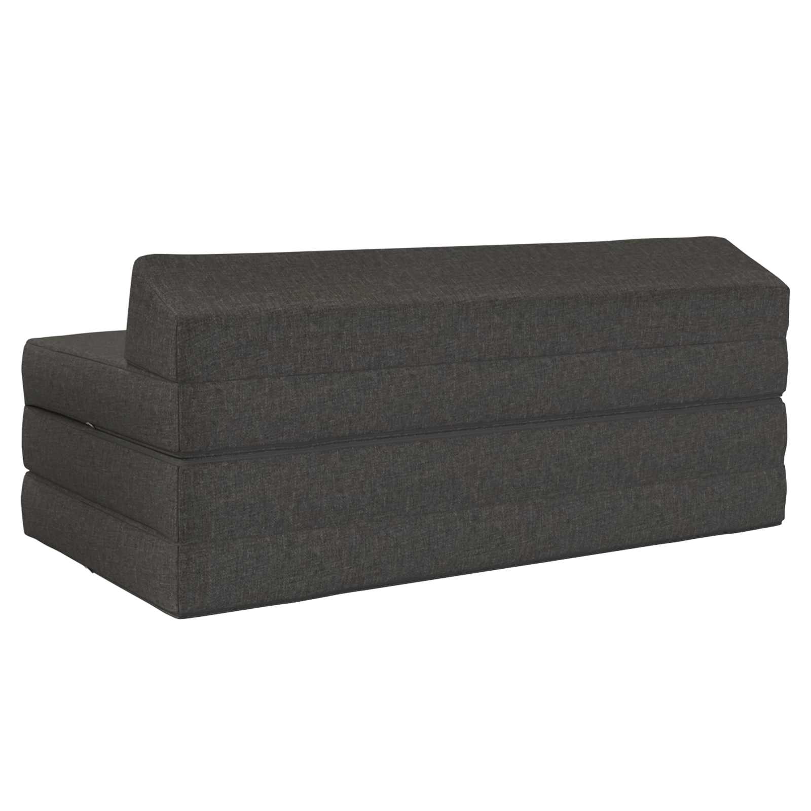 Canapé-lit pliable Gris foncé 120 x 60 x 49 cm Tissu - XIOS
