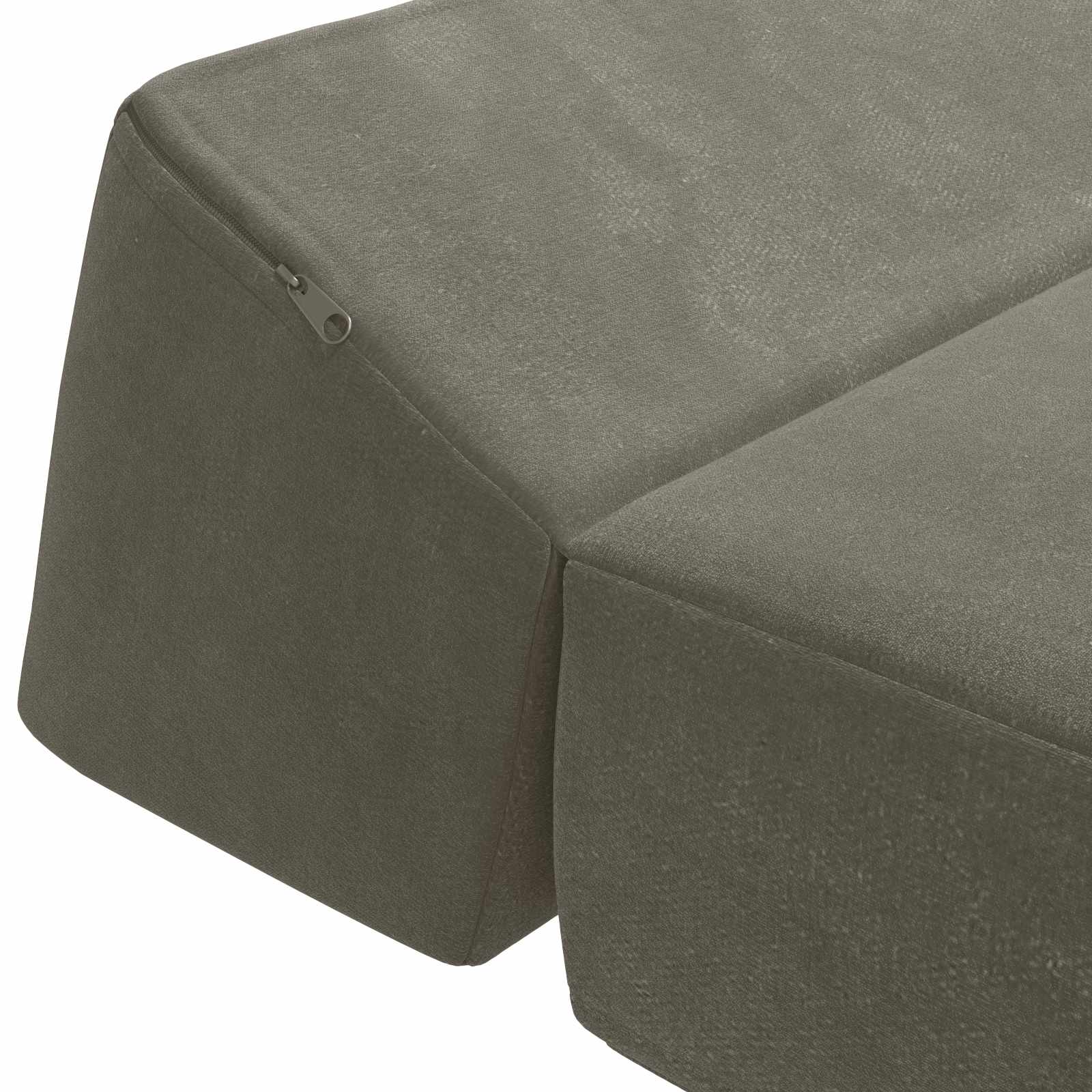 Canapé-lit pliable Gris clair 120 x 60 x 49 cm Tissu - XIOS