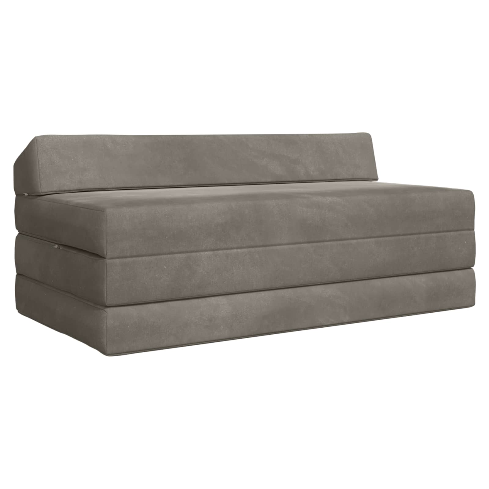 Canapé-lit pliable Gris clair 120 x 60 x 49 cm Tissu - XIOS