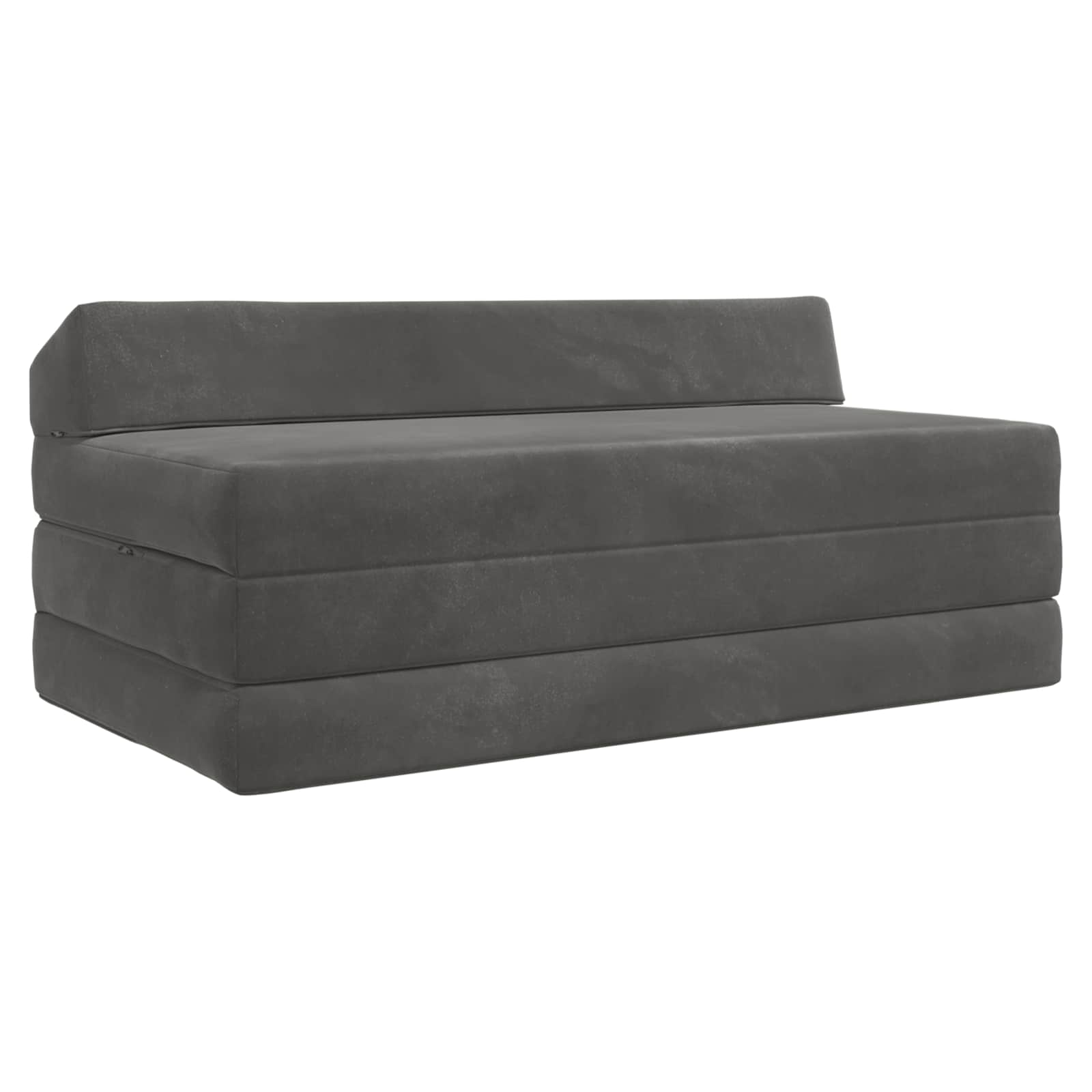Canapé-lit pliable Gris foncé 120 x 60 x 49 cm Tissu - XIOS
