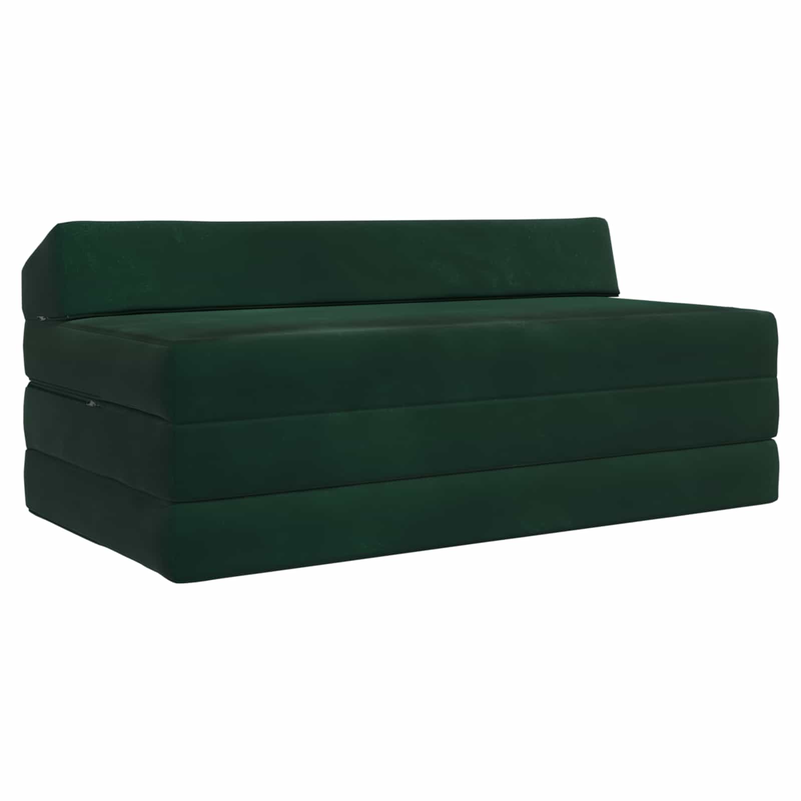 Canapé-lit pliable Vert foncé 120 x 60 x 49 cm Tissu - XIOS