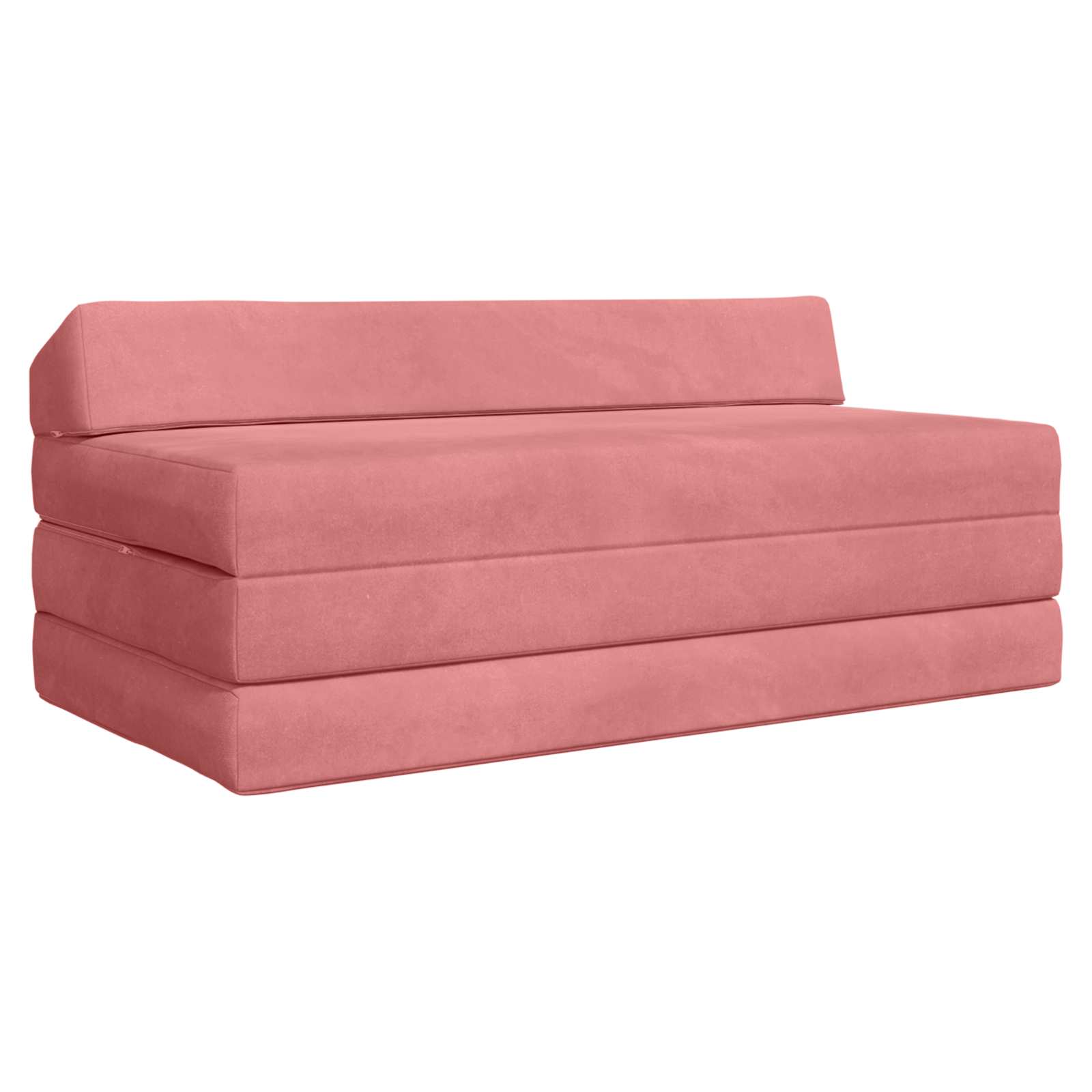 Canapé-lit pliable Rose 120 x 60 x 49 cm Tissu - XIOS