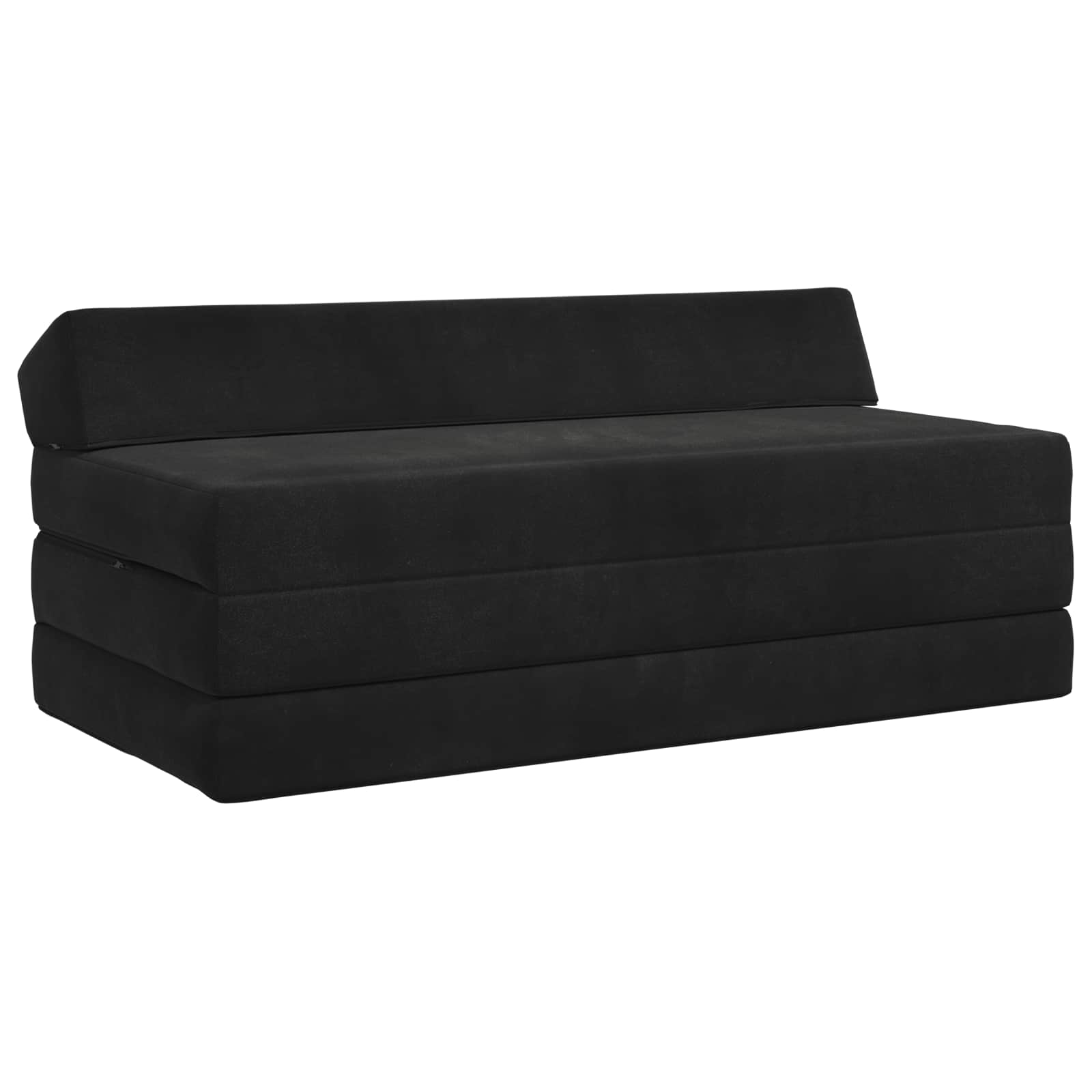 Canapé-lit pliable Noir 120 x 60 x 49 cm Tissu - XIOS