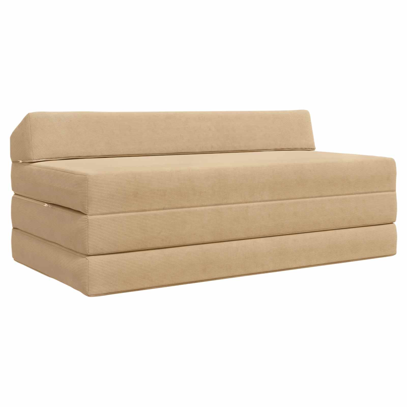 Canapé-lit pliable Vert Gris 120 x 60 x 49 cm Tissu - XIOS