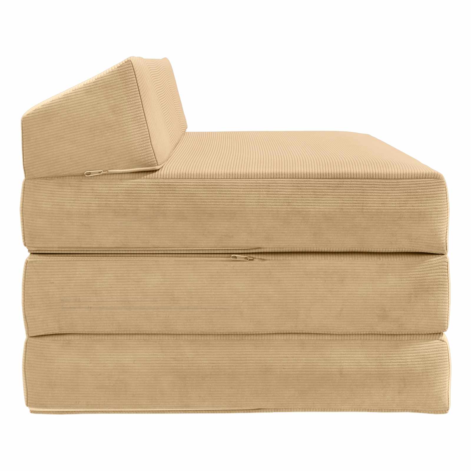 Canapé-lit pliable Vert Gris 120 x 60 x 49 cm Tissu - XIOS