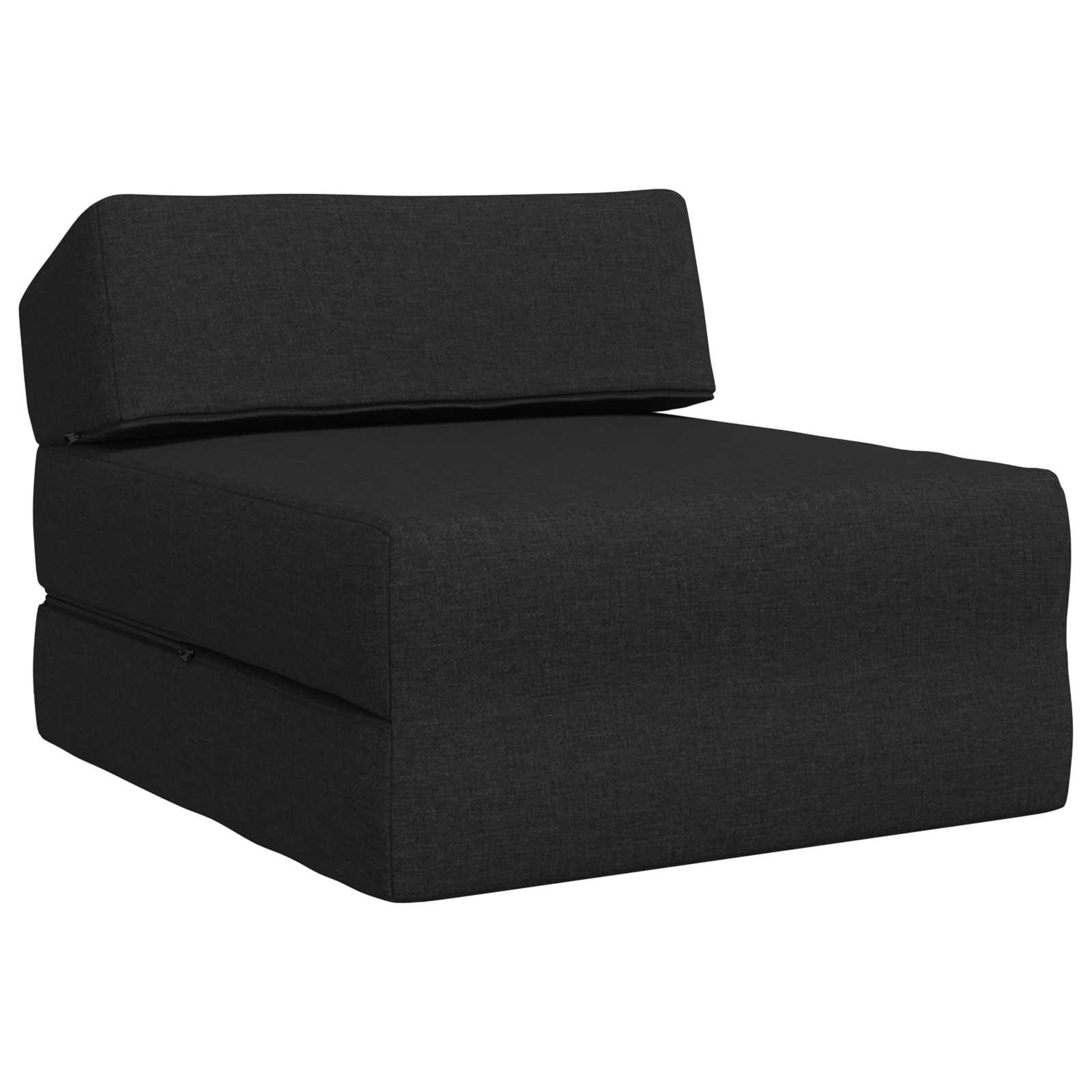 Canapé-lit pliable Noir 60 x 70 x 41 cm Tissu - XIOS