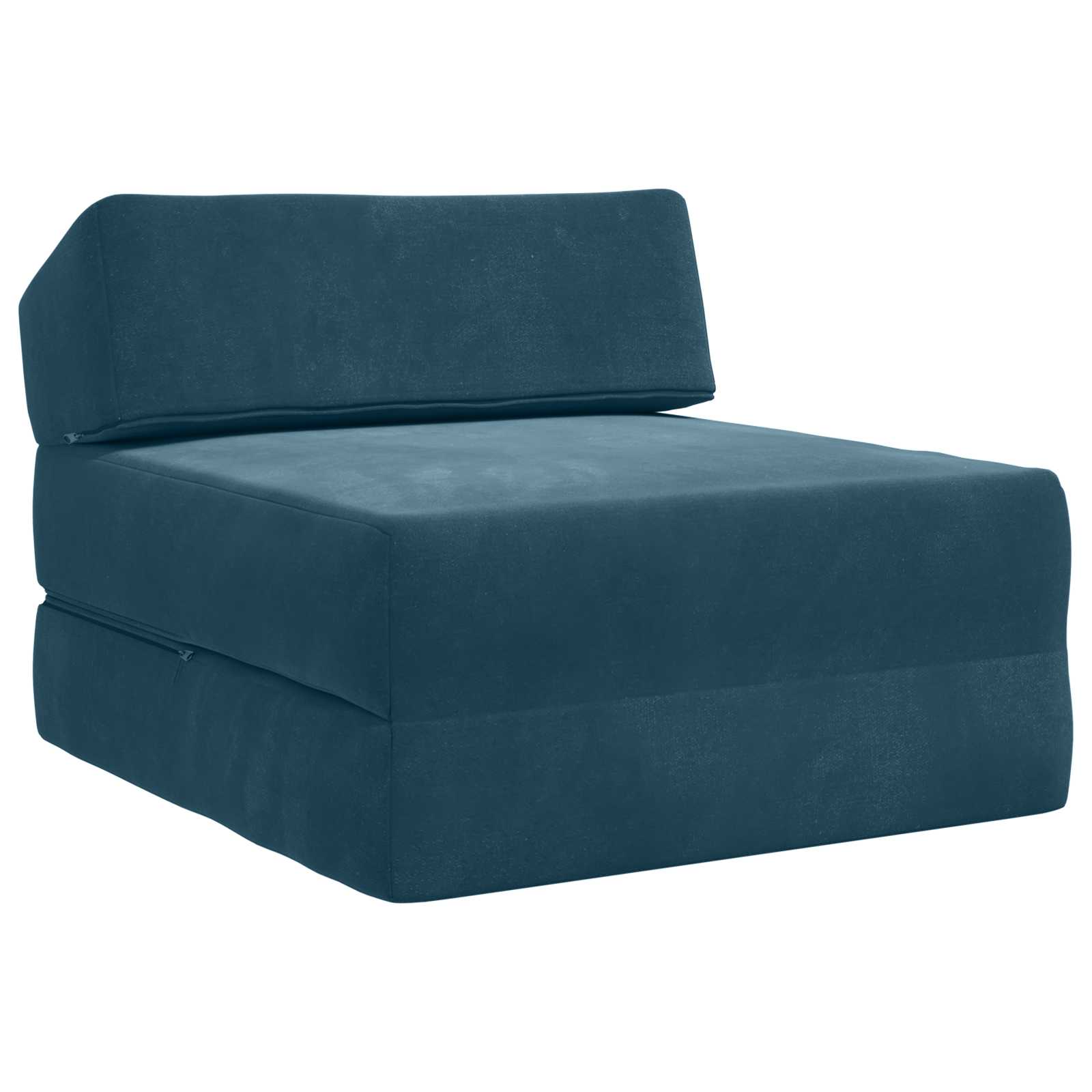 Canapé-lit pliable Bleu 60 x 70 x 41 cm Tissu - XIOS