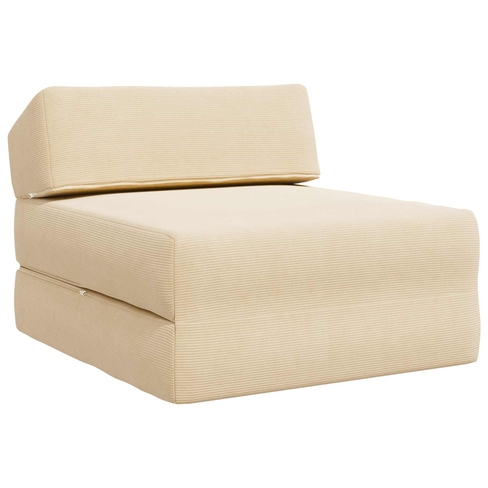 Canapé-lit pliable Crème 60 x 70 x 41 cm Tissu - XIOS