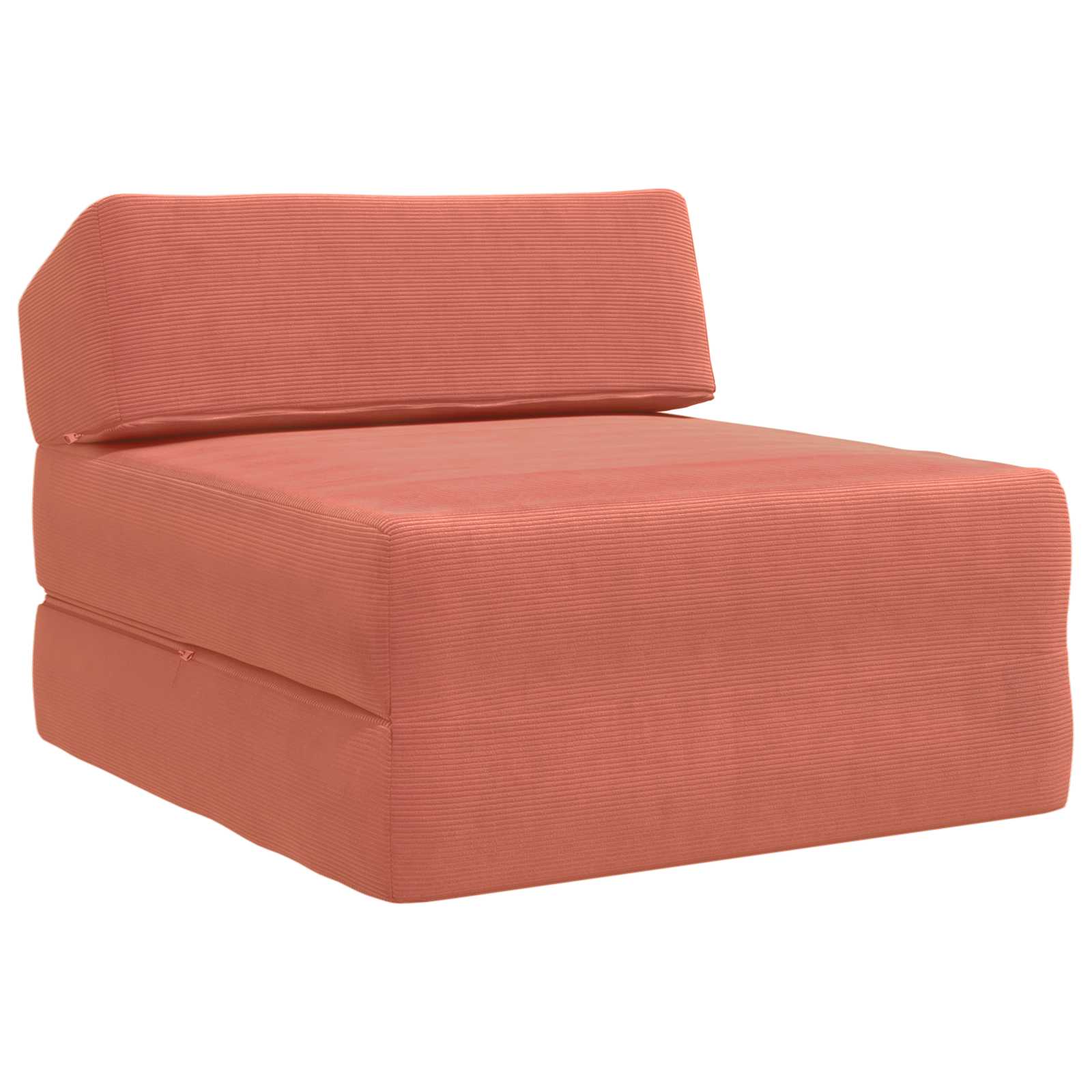Canapé-lit pliable Rouge orange 60 x 70 x 41 cm Tissu - XIOS