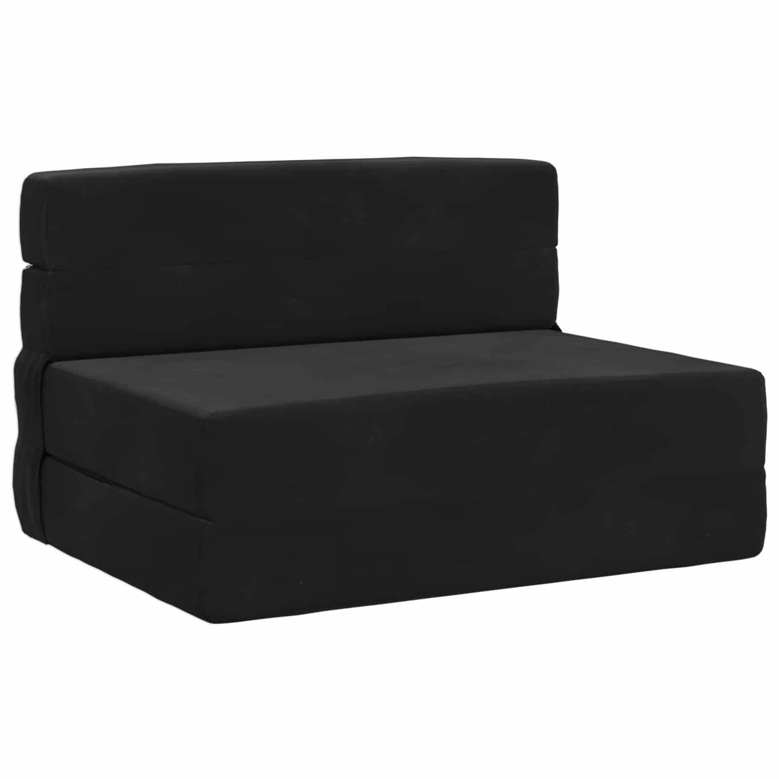 Canapé-lit pliable Noir 70 x 72 x 60 cm Tissu - XIOS
