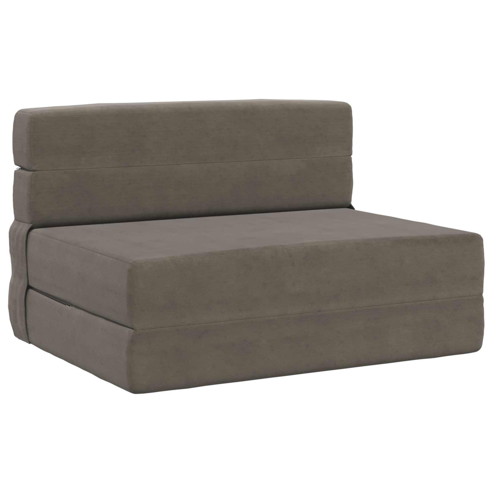 Canapé-lit pliable Gris clair 70 x 72 x 60 cm Tissu - XIOS