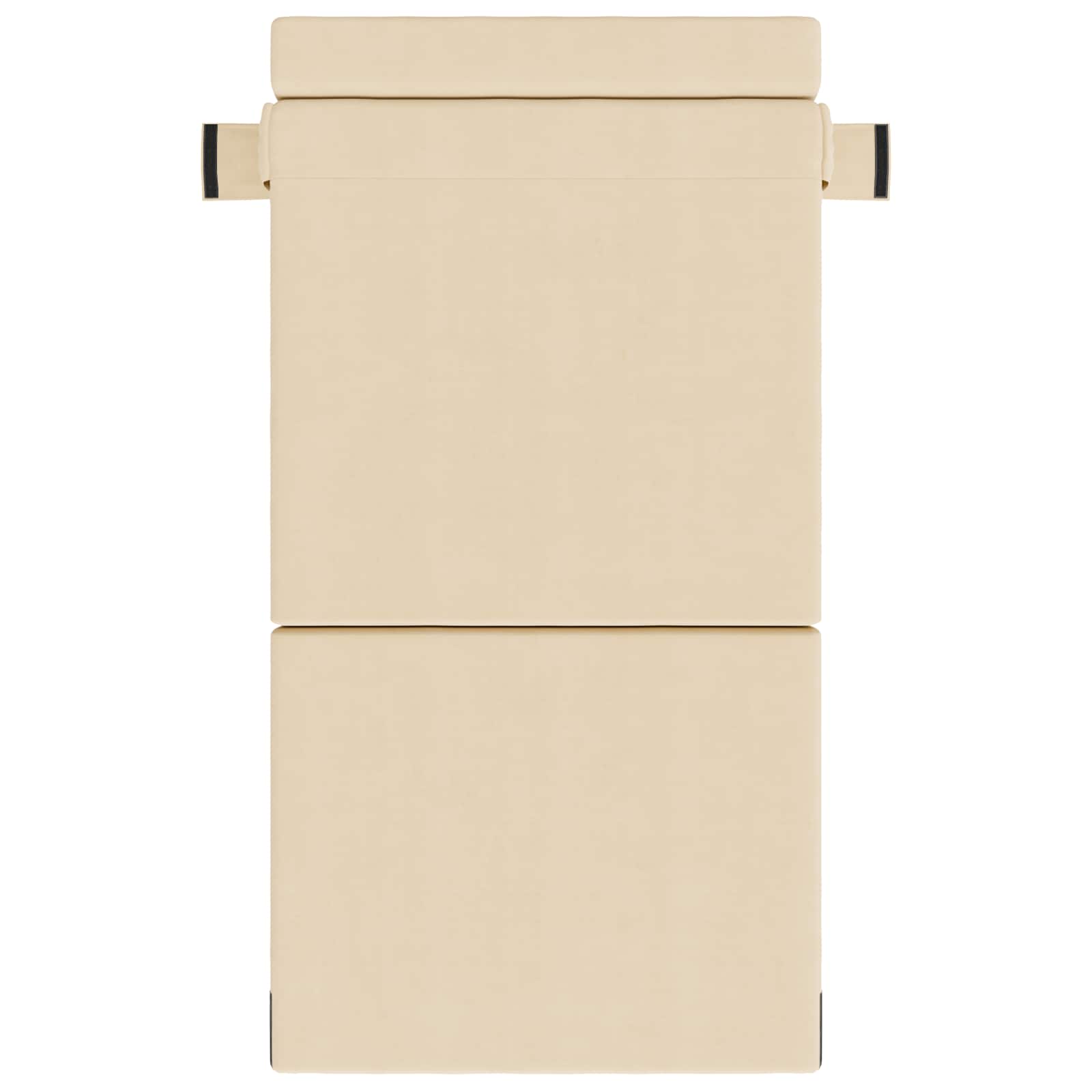 Canapé-lit pliable Crème 70 x 72 x 60 cm Tissu - XIOS