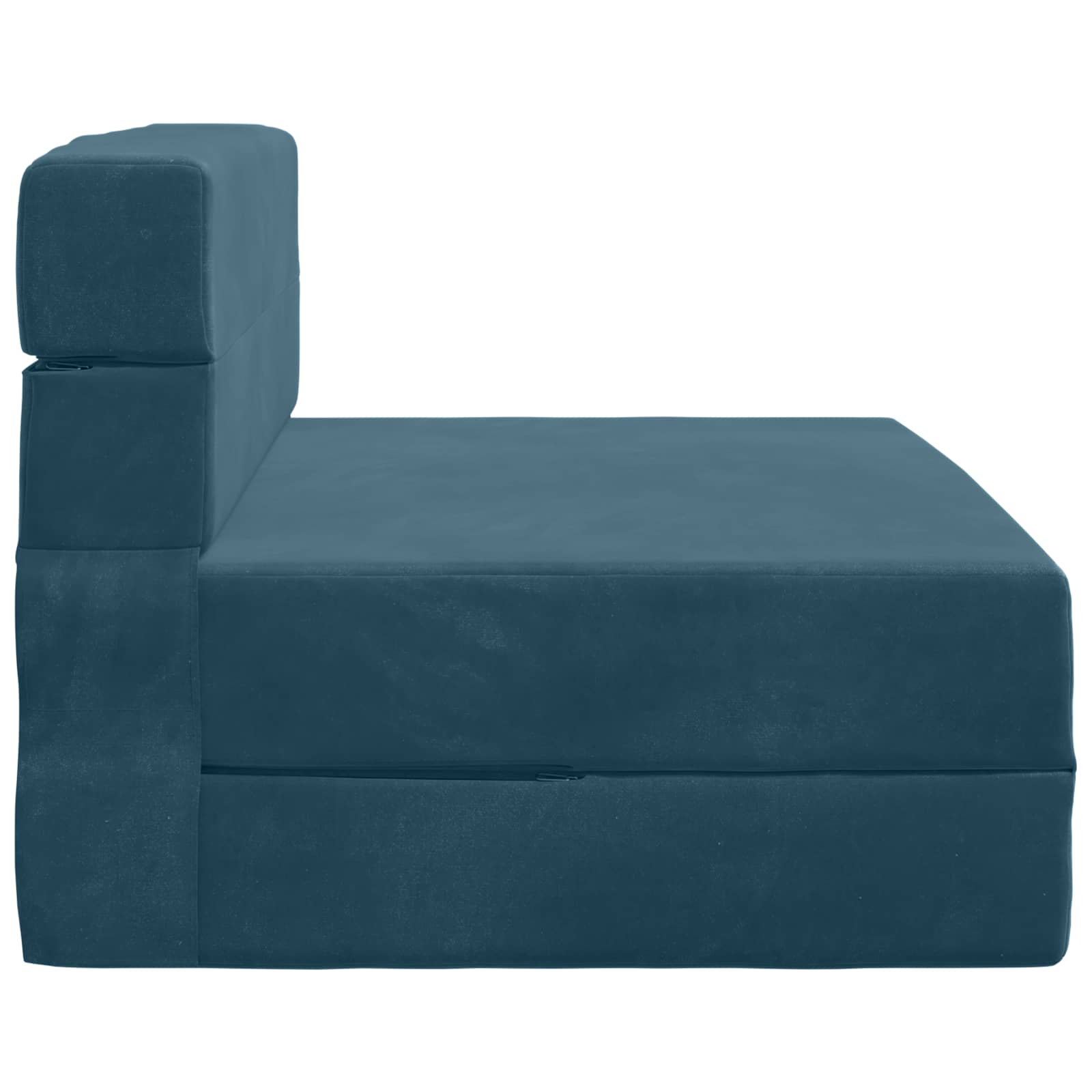 Canapé-lit pliant Bleu 190 x 70 x 15 cm Velours - XIOS