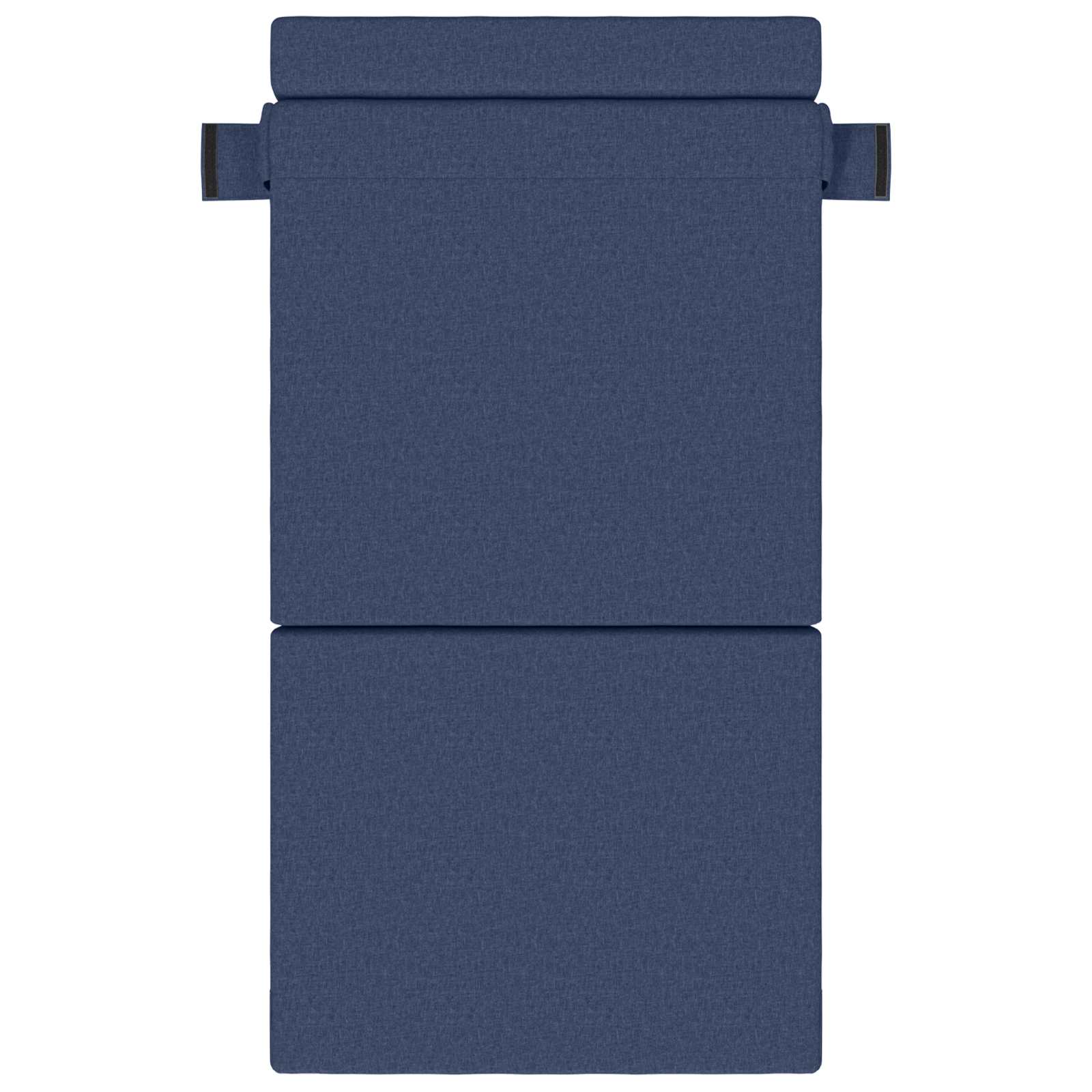 Canapé-lit pliant Bleu 190 x 100 x 15 cm tissu - XIOS